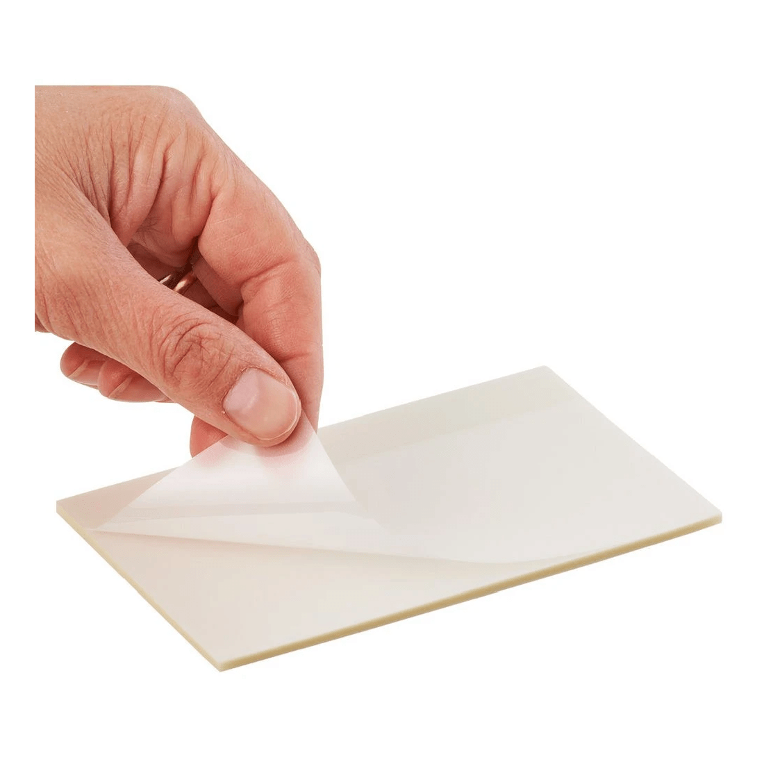 1 J.Burrows Stick-it Notes Transparent 76x127mm, 1 of 3