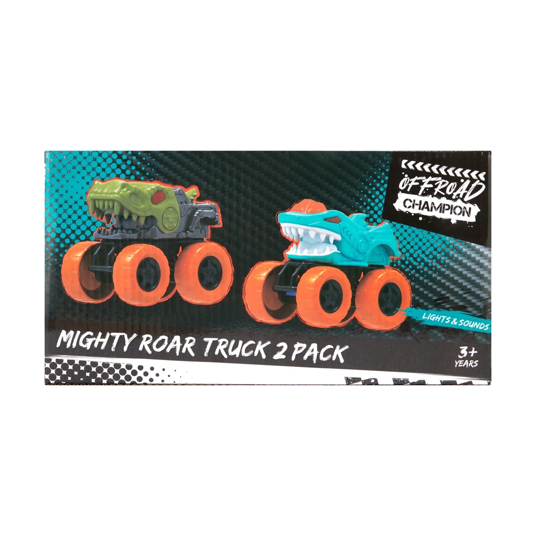 7 2 Pack Offroad Champion Mighty Roar Truck, 7 of 7