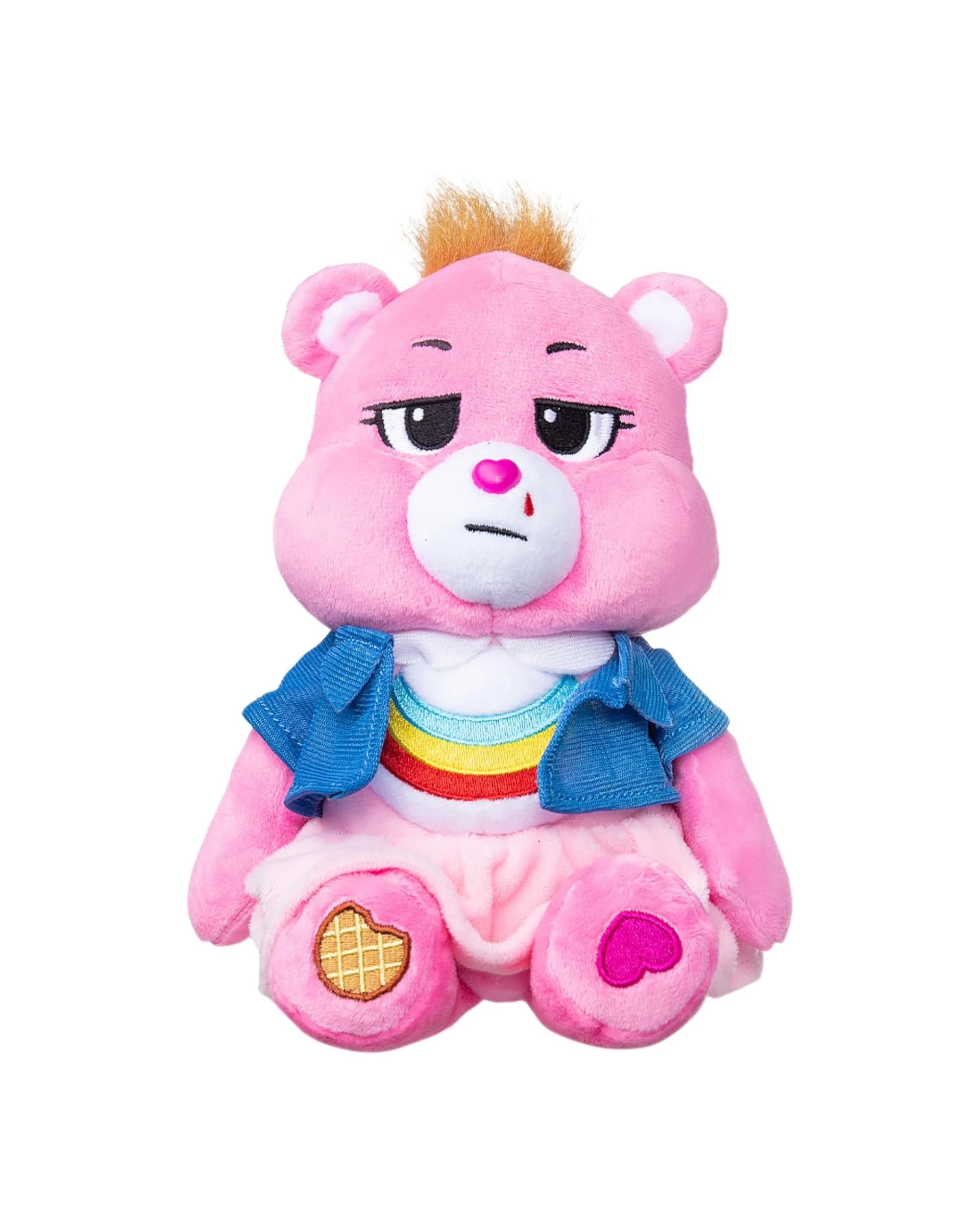 2 Care Bears x Stranger Things Cheer Bear as Eleven Fun Size Plush, 2 of 5