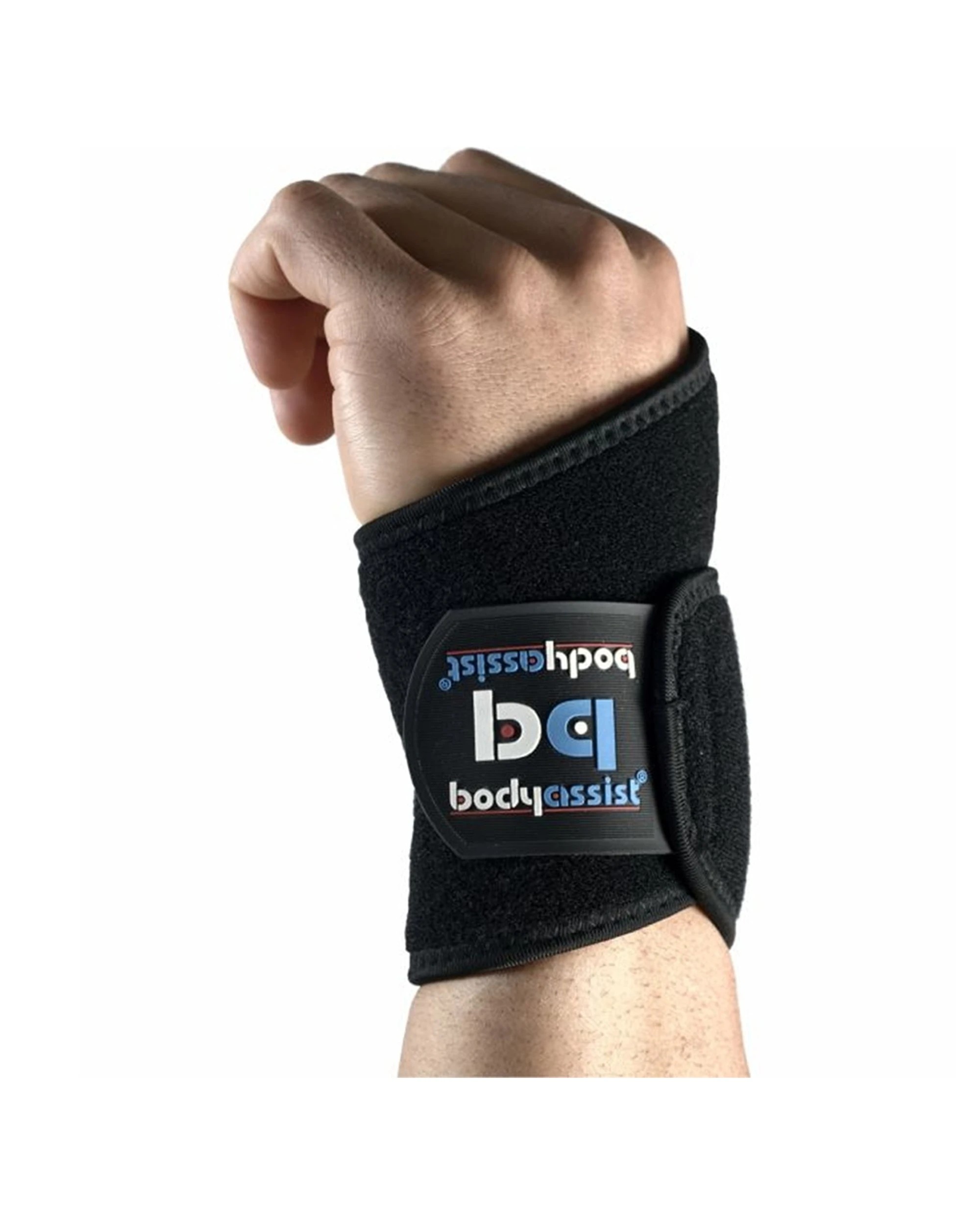 1 Bodyassist Adjustable Thermal Wrist Wrap One Size Compression Support - Black - Black, 1 of 1