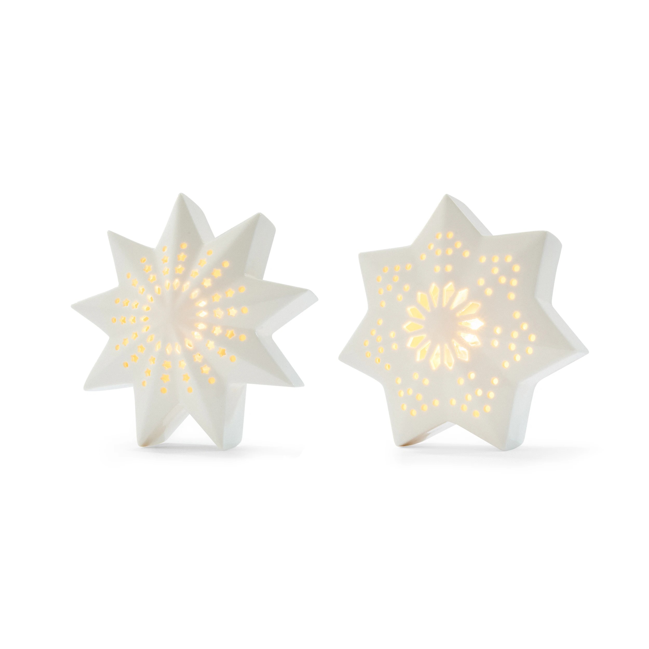 2 Battery Operated LED Light Up Star Decoration - Assorted, 2 of 9