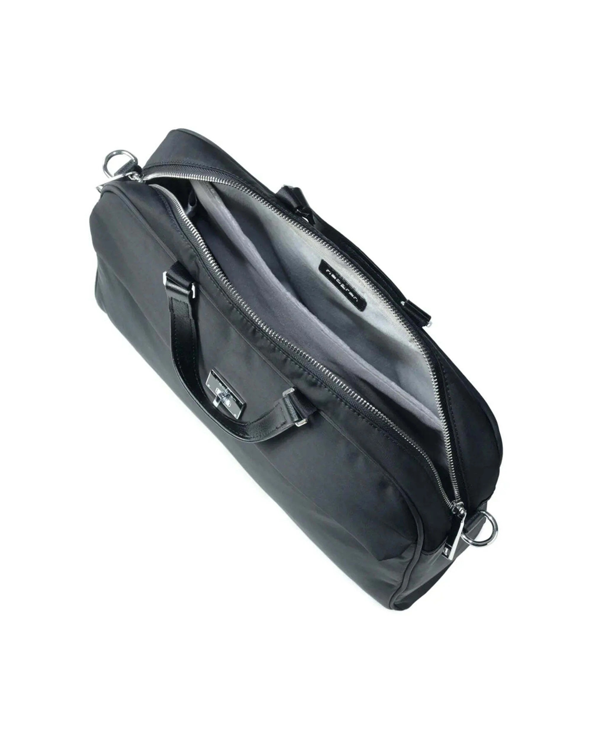 2 Hedgren Harmony Business Handbag RFID Pocket Water Repellent RPET Polyester - Black, 2 of 8