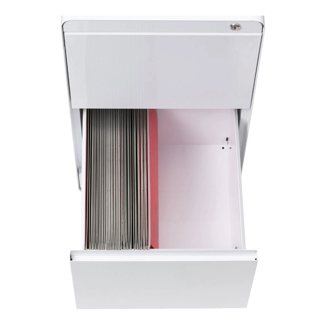 6 Otto Venturo 2 Drawer Filing Cabinet White, 6 of 6