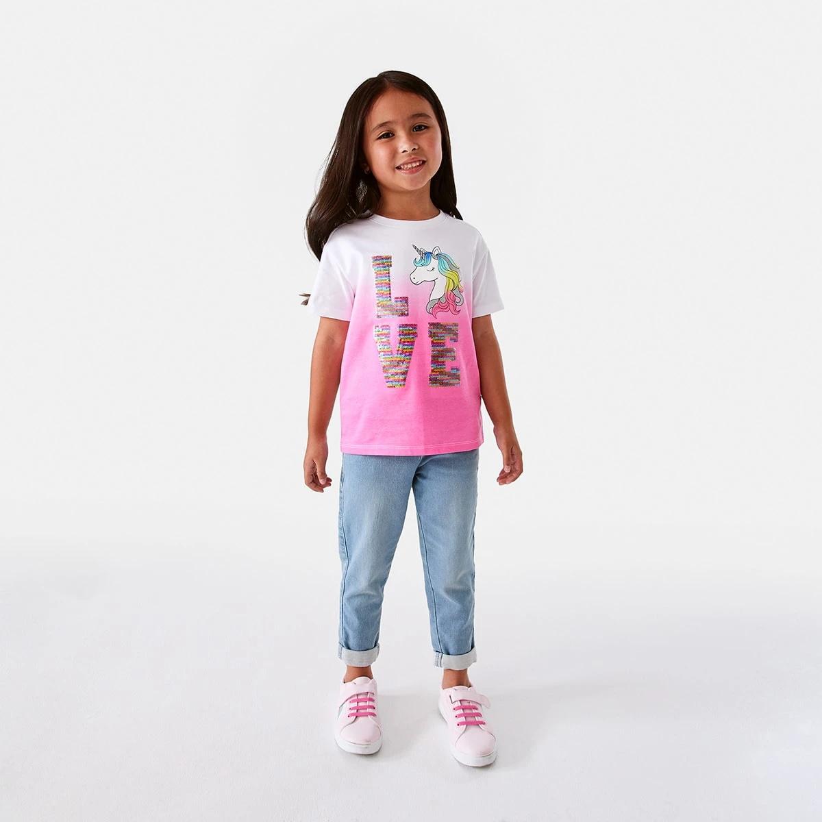 5 Short Sleeve Sequin T-shirt Multi Ucrn, 5 of 8