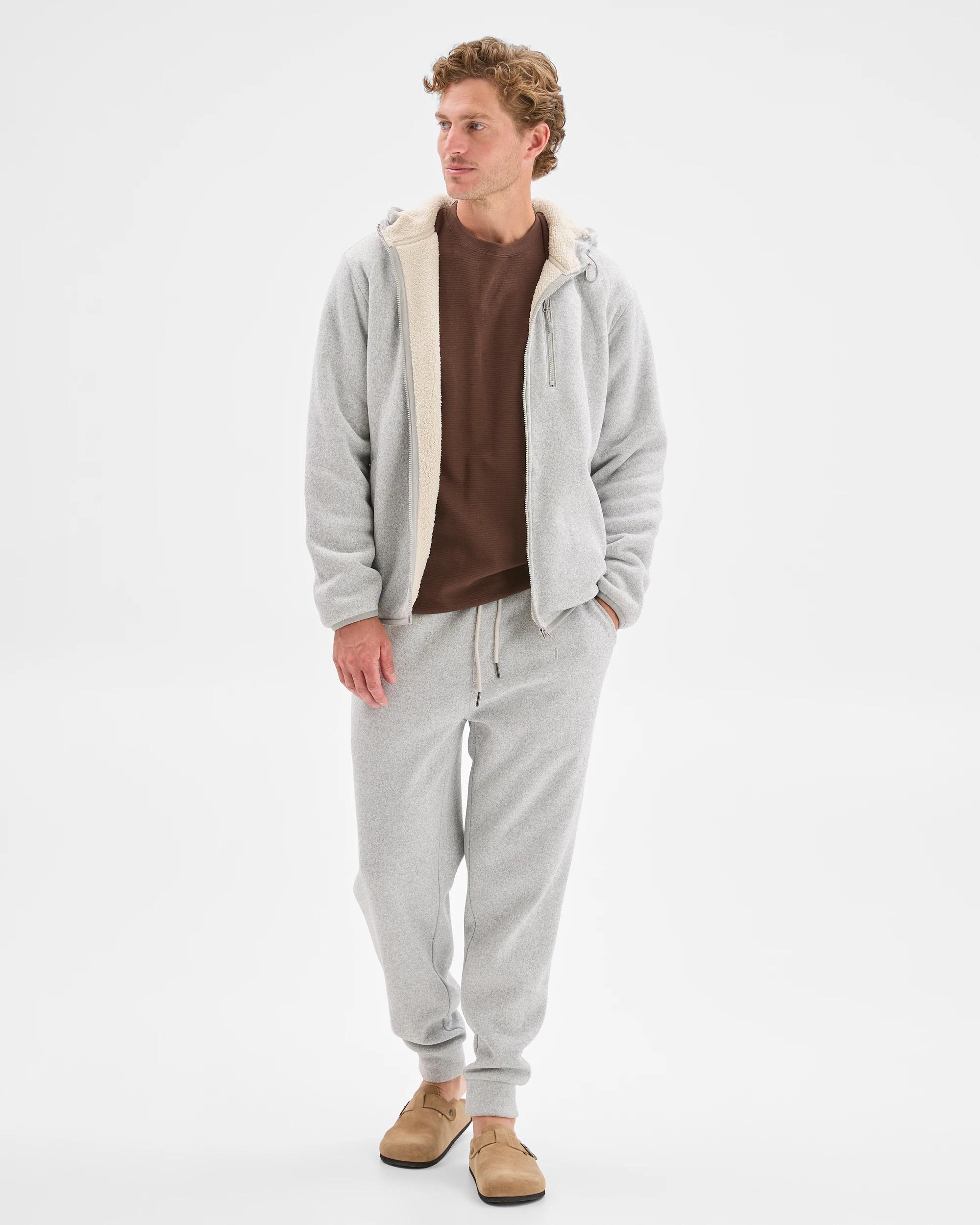 1 Target Man Cuffed Full Length Trackpants GREY MARLE, 1 of 7