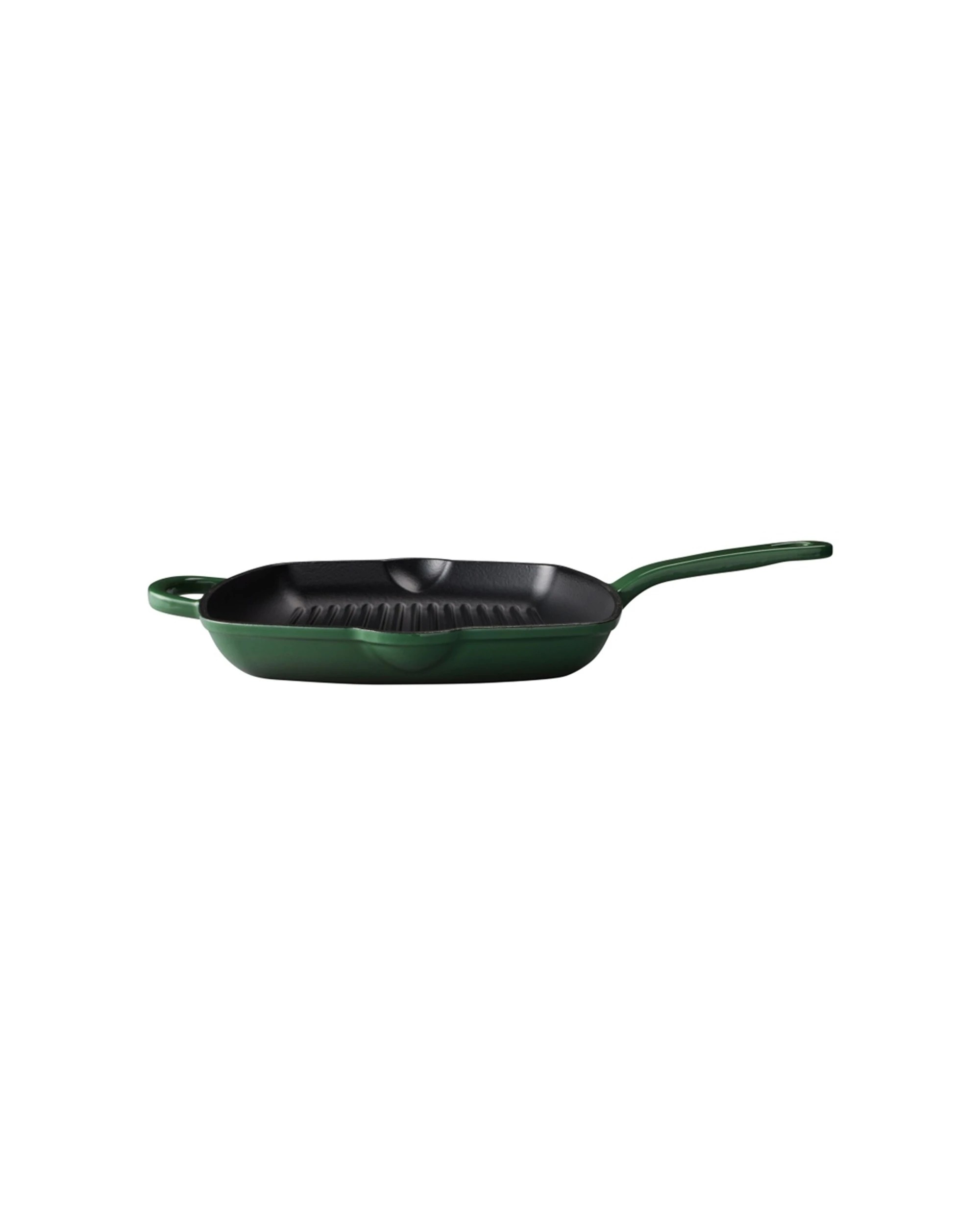 4 Maxwell & Williams Durable Cast Iron Grill Pan Raised Ridges 26cm English Racing - Green, 4 of 5