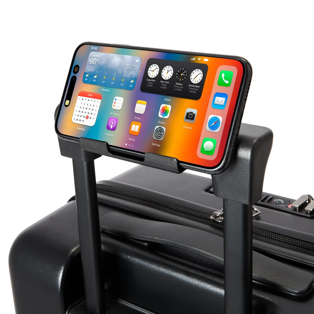 9 49cm Open Front Hard Case with Cup Holder - Black, 9 of 10