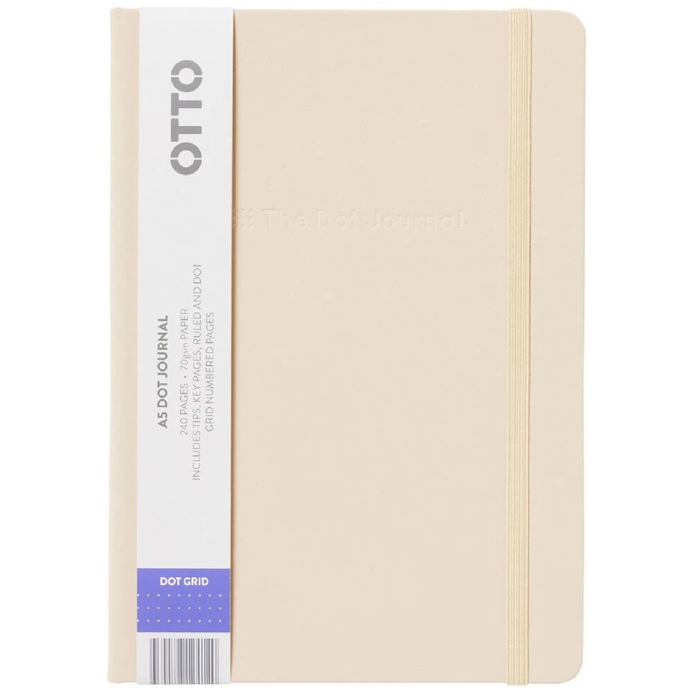 1 Otto A5 The Dot Journal 240 Page Stone, 1 of 3