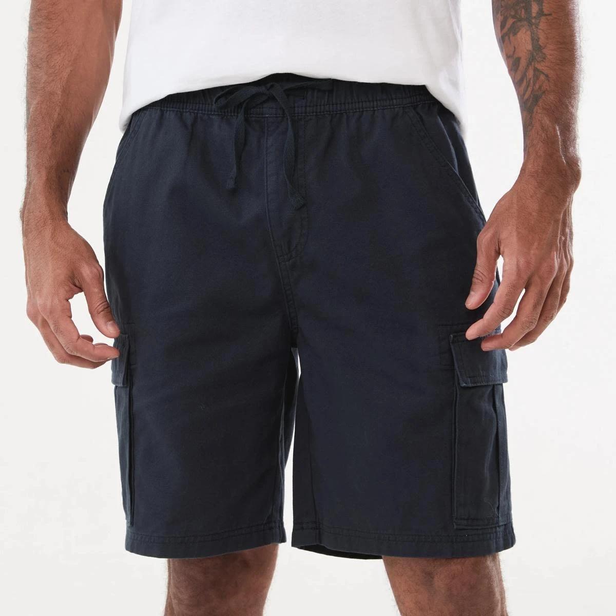 1 Elastic Waist Cargo Shorts PARISIAN NIGHT, 1 of 7