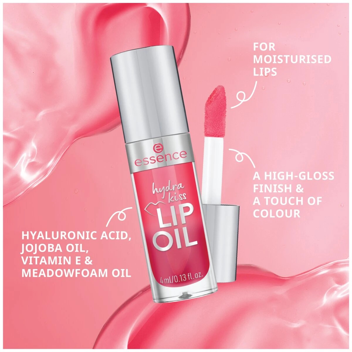 3 Essence Hydra Kiss Lip Oil 4ml - 03 Pink Champagne - Pink, 3 of 8