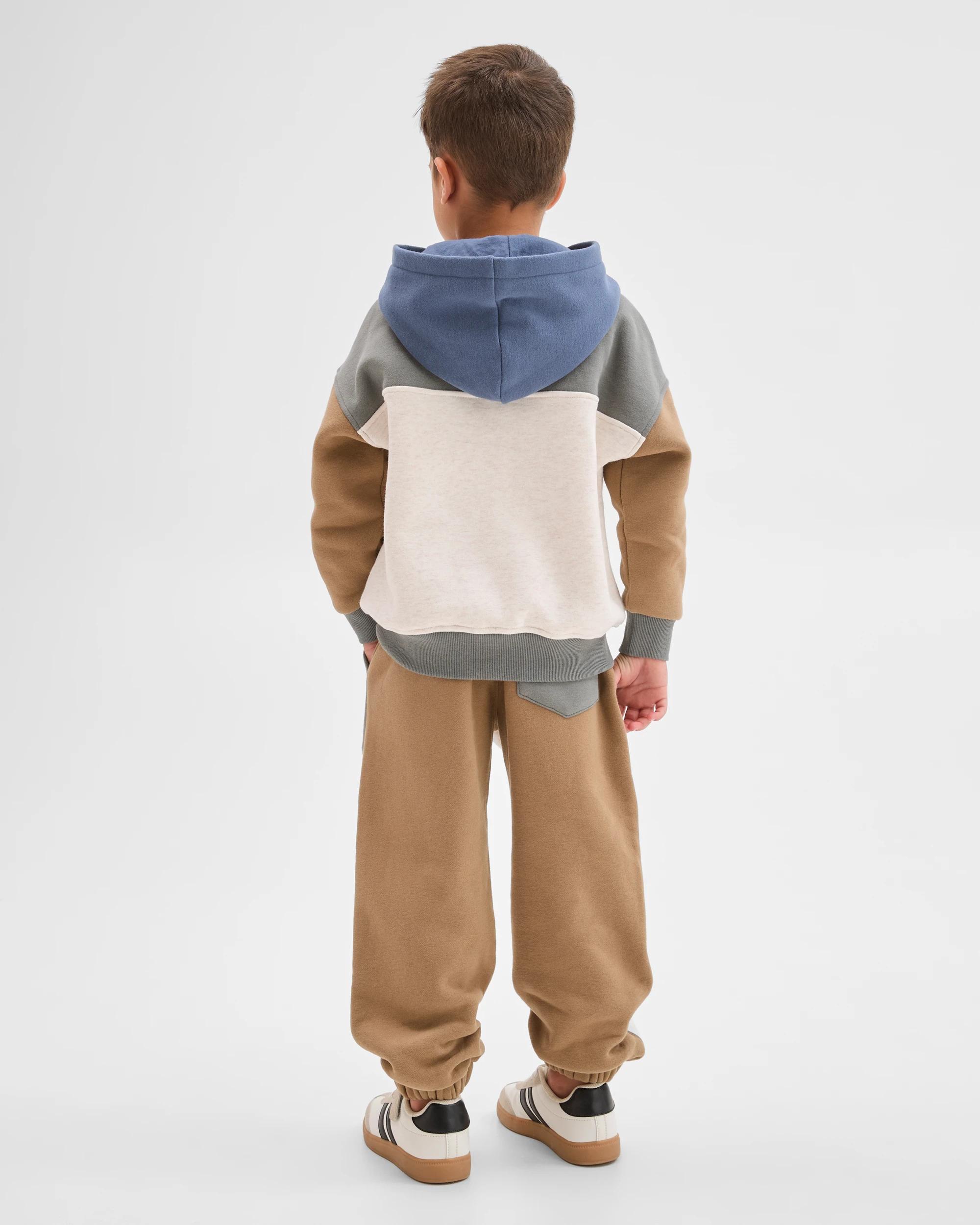 5 Target Kids Australian Cotton Blend Hoodie and Trackpants Set GREEN/OAT, 5 of 8