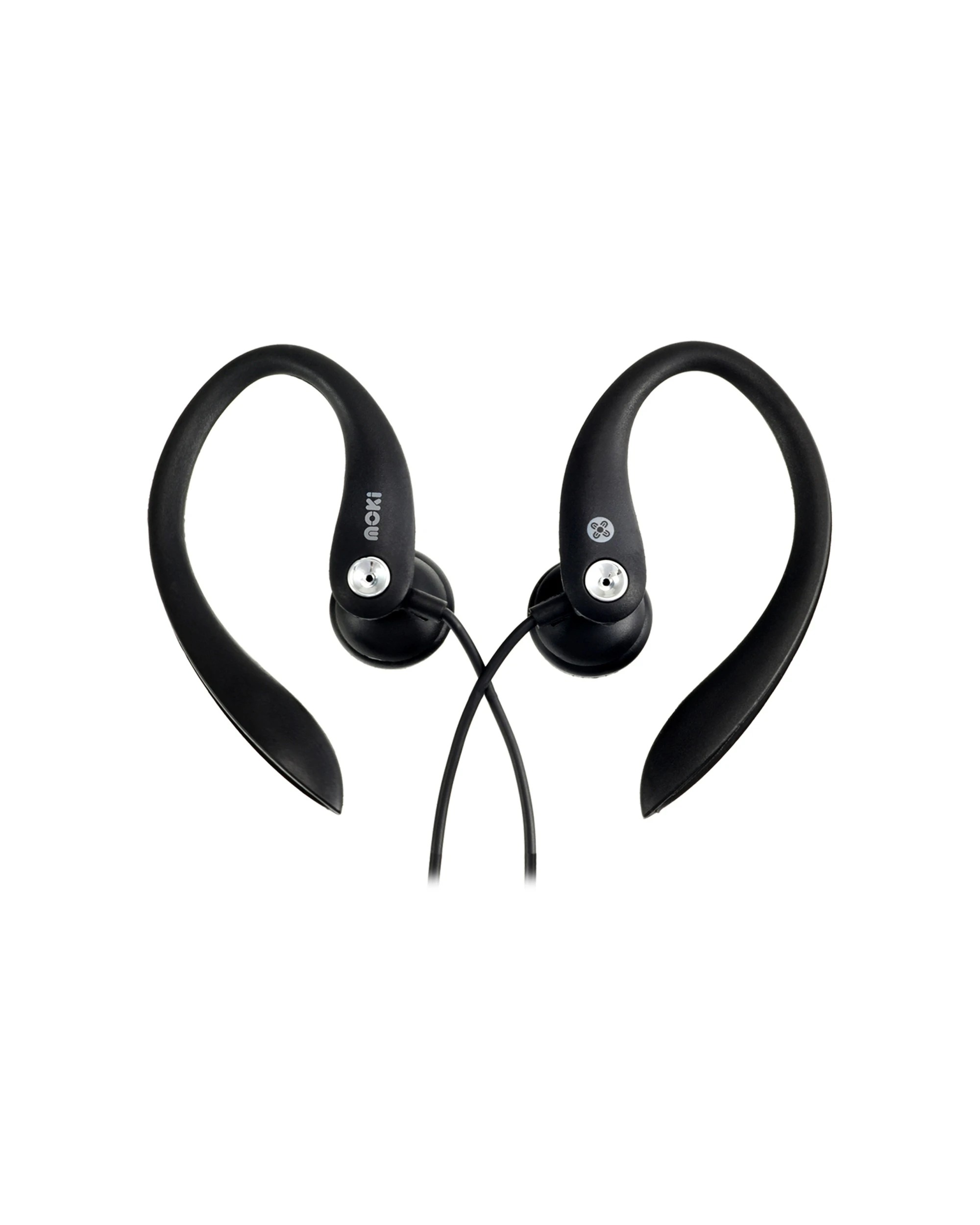 1 Moki Ear Hooks Sports Earphones 3.5mm Secure Fit 15mm - Black, 1 of 1