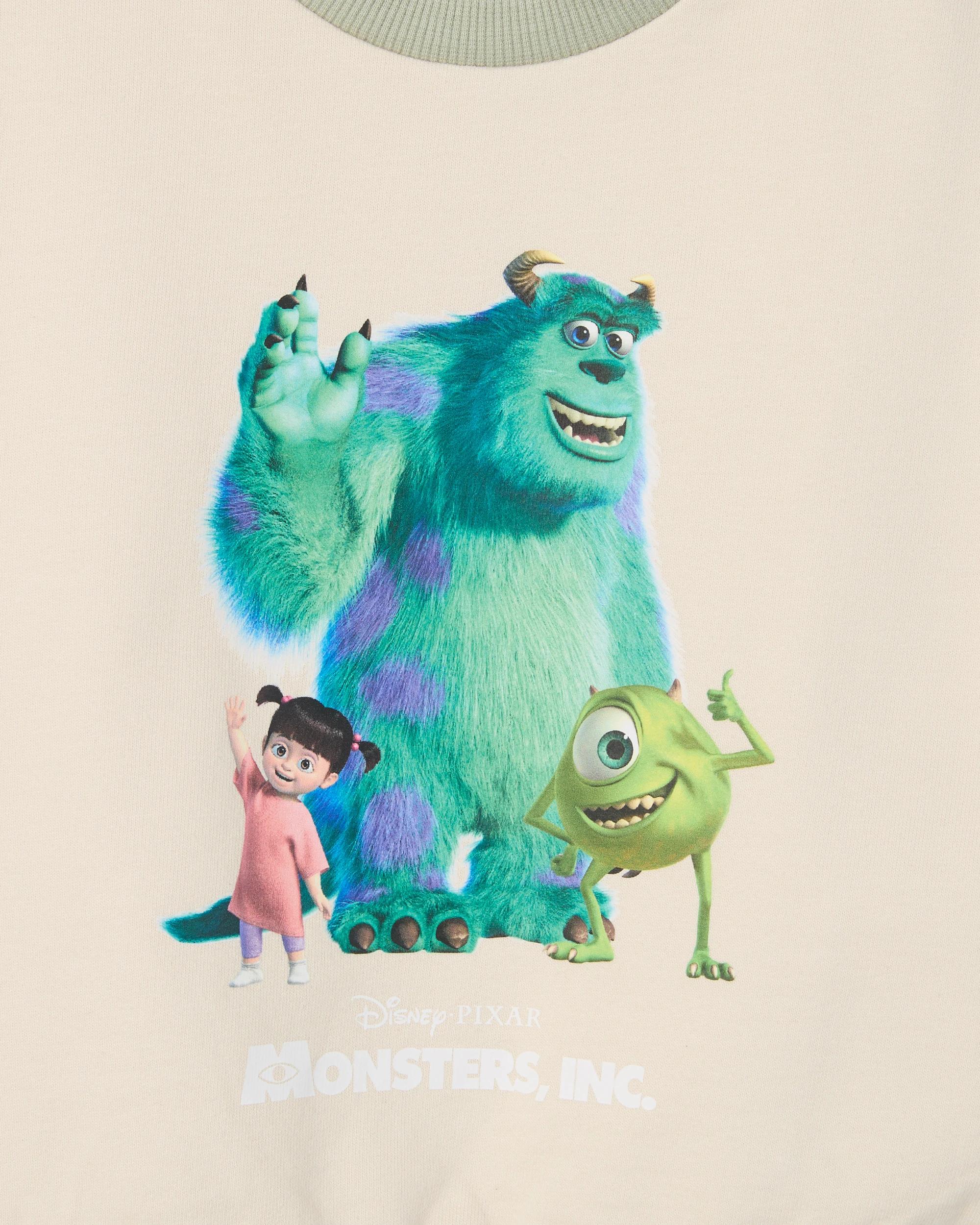 4 Baby Disney Pixar Toy Story Organic Cotton Fleece Jumper MONSTERS, 4 of 4