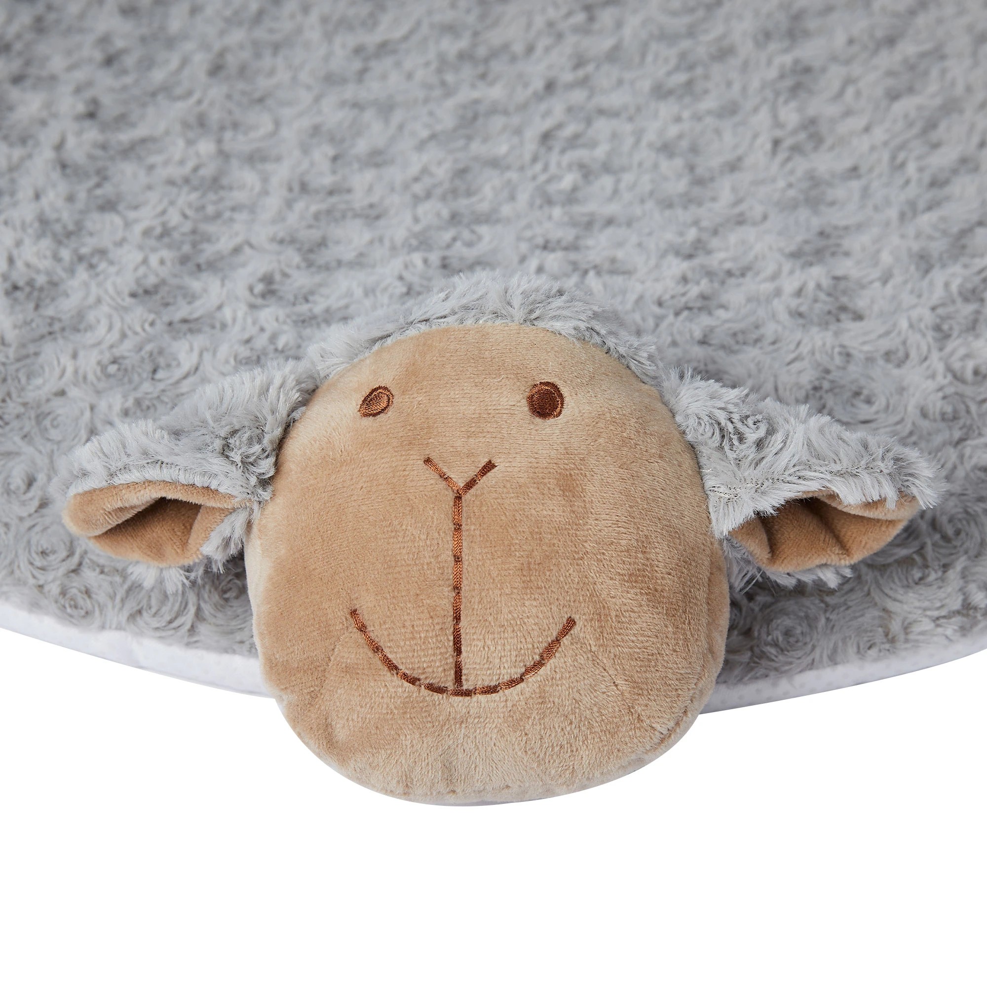 3 Pawz Medium Pet Calming Bed With Squeaky Toy Grey, 3 of 3