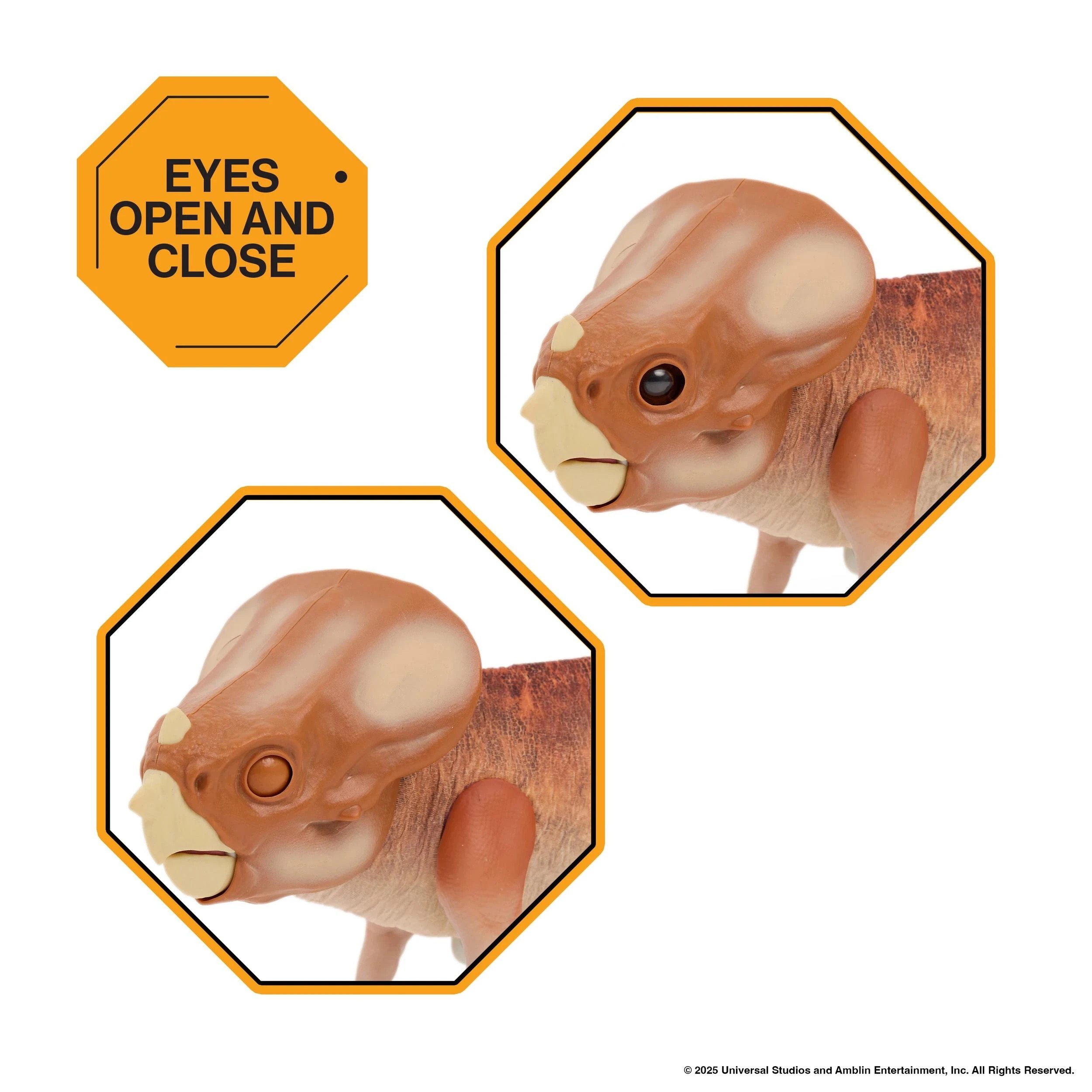 3 Jurassic World Rebirth Aquilops Dolores Deluxe Puppetronics Interactive Dinosaur Toy - Multi, 3 of 9