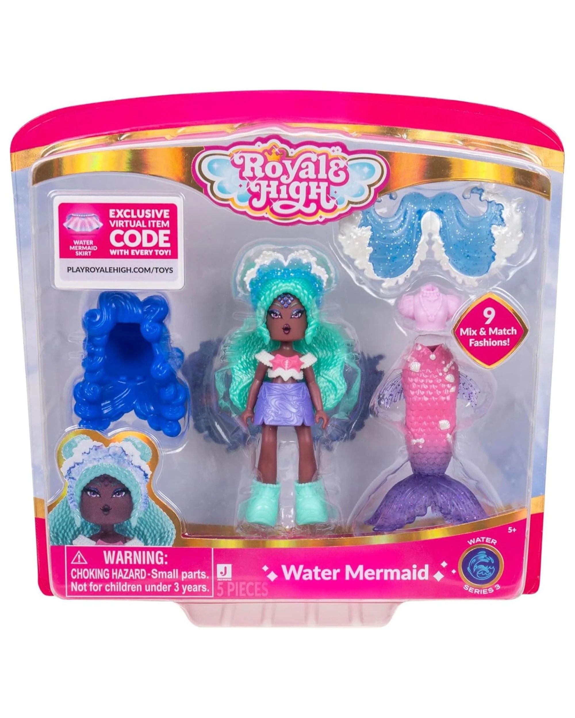 1 Royale High Water Mermaid S3 Deluxe Core Figure, 1 of 8