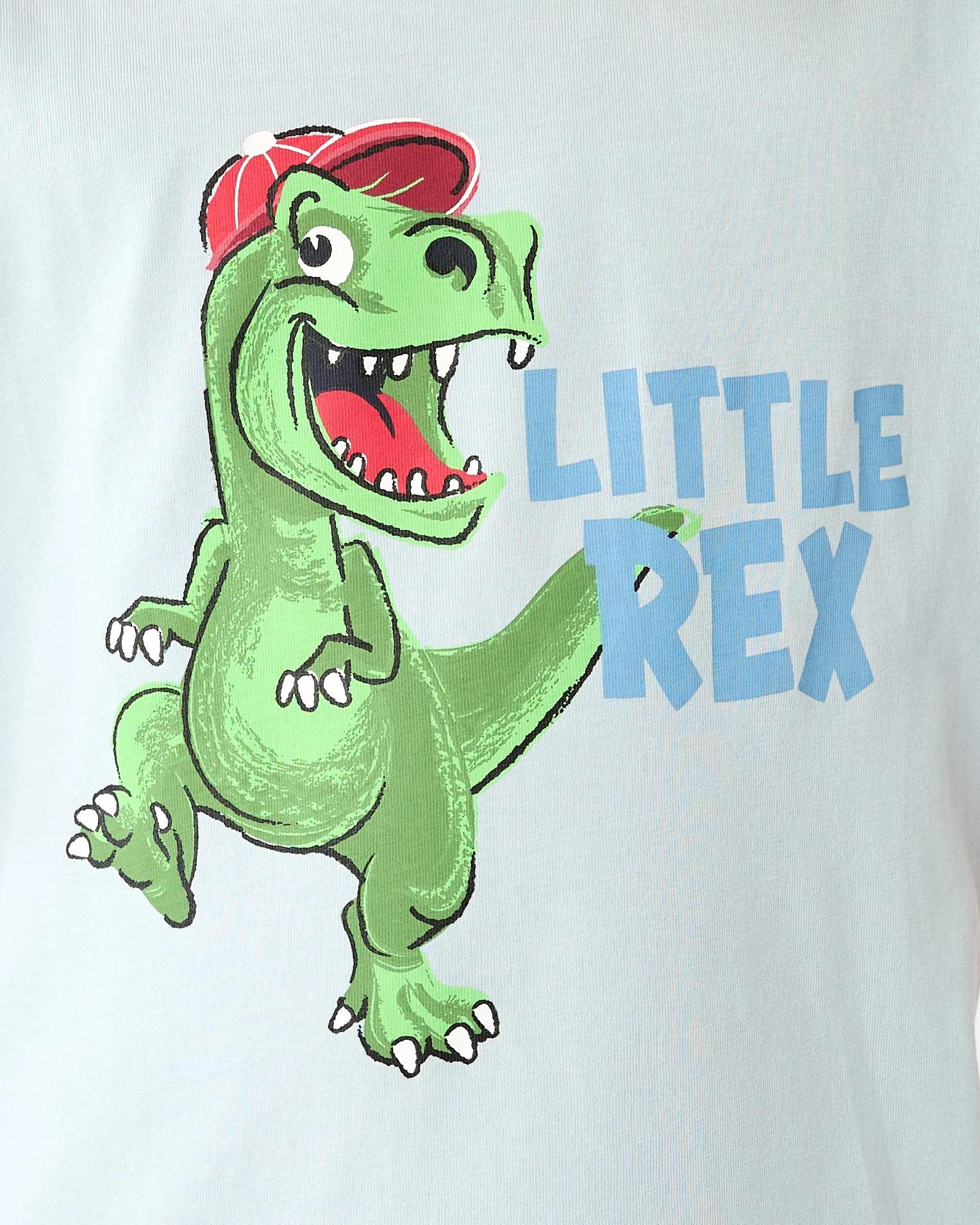 5 Mini Me Pyjama Set Blu Dino, 5 of 8