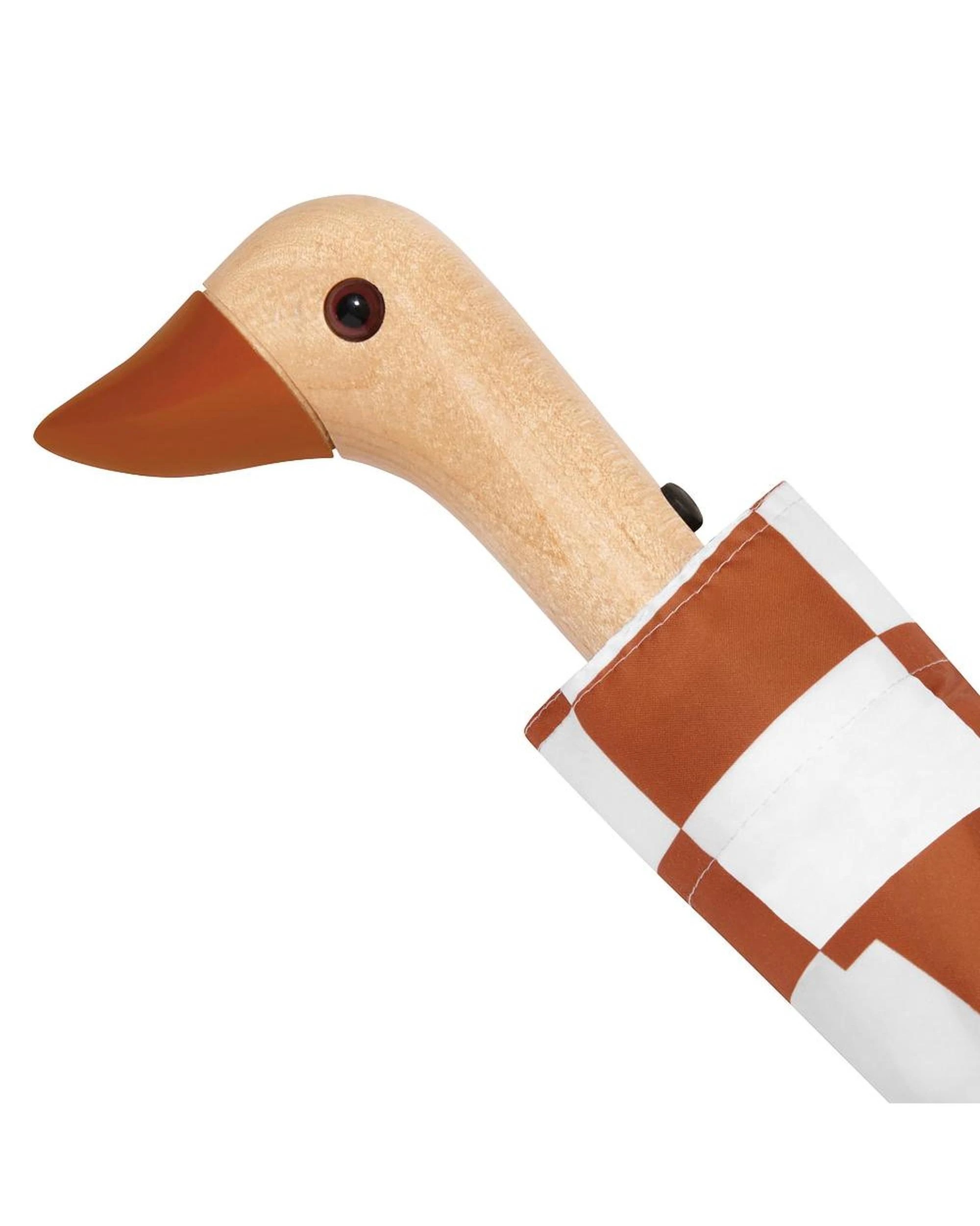 5 Original Duckhead Duck Umbrella Compact  Peanut Butter Checks  5 x 7 x 35cm, 5 of 5