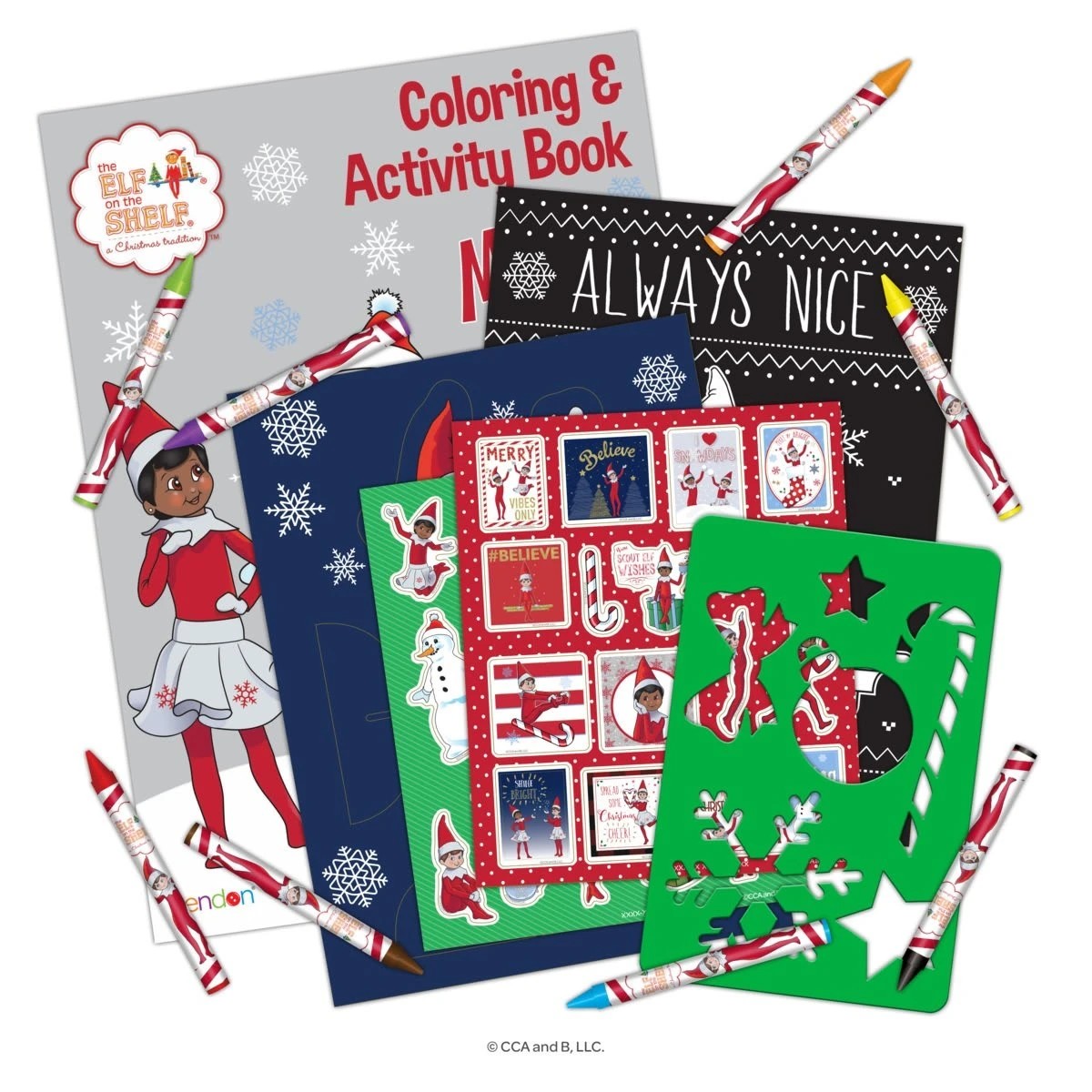 2 The Elf on The Shelf: A Christmas Tradition Play Pack Grab and Go Colouring and Activity Book, 2 of 3