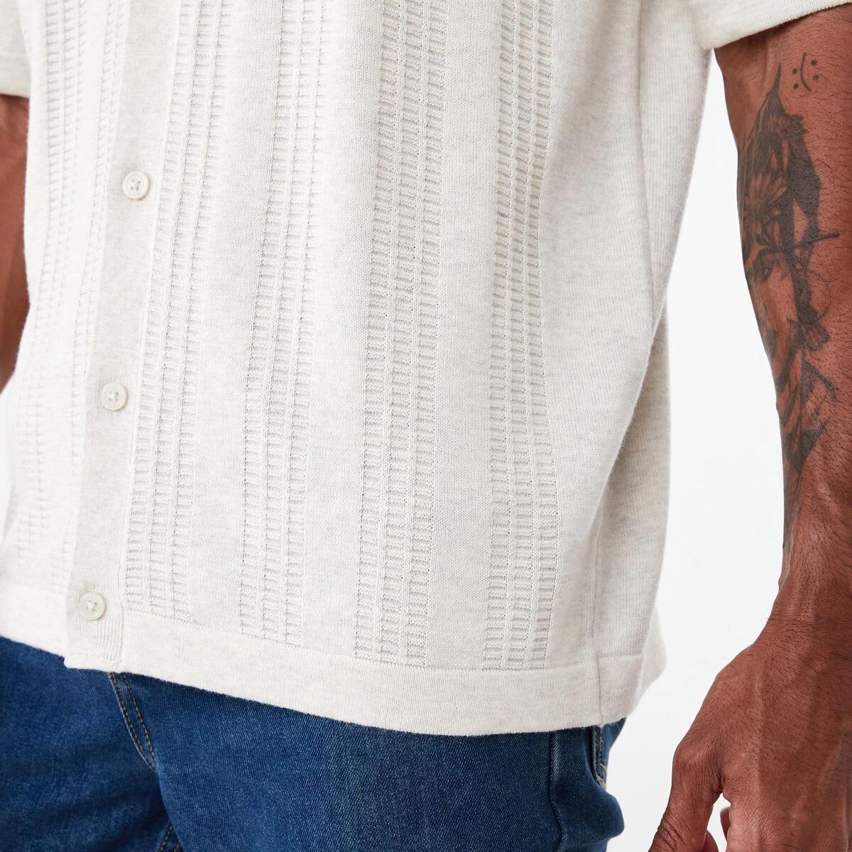 6 Short Sleeve Knit Shirt Bge Ntrl, 6 of 6
