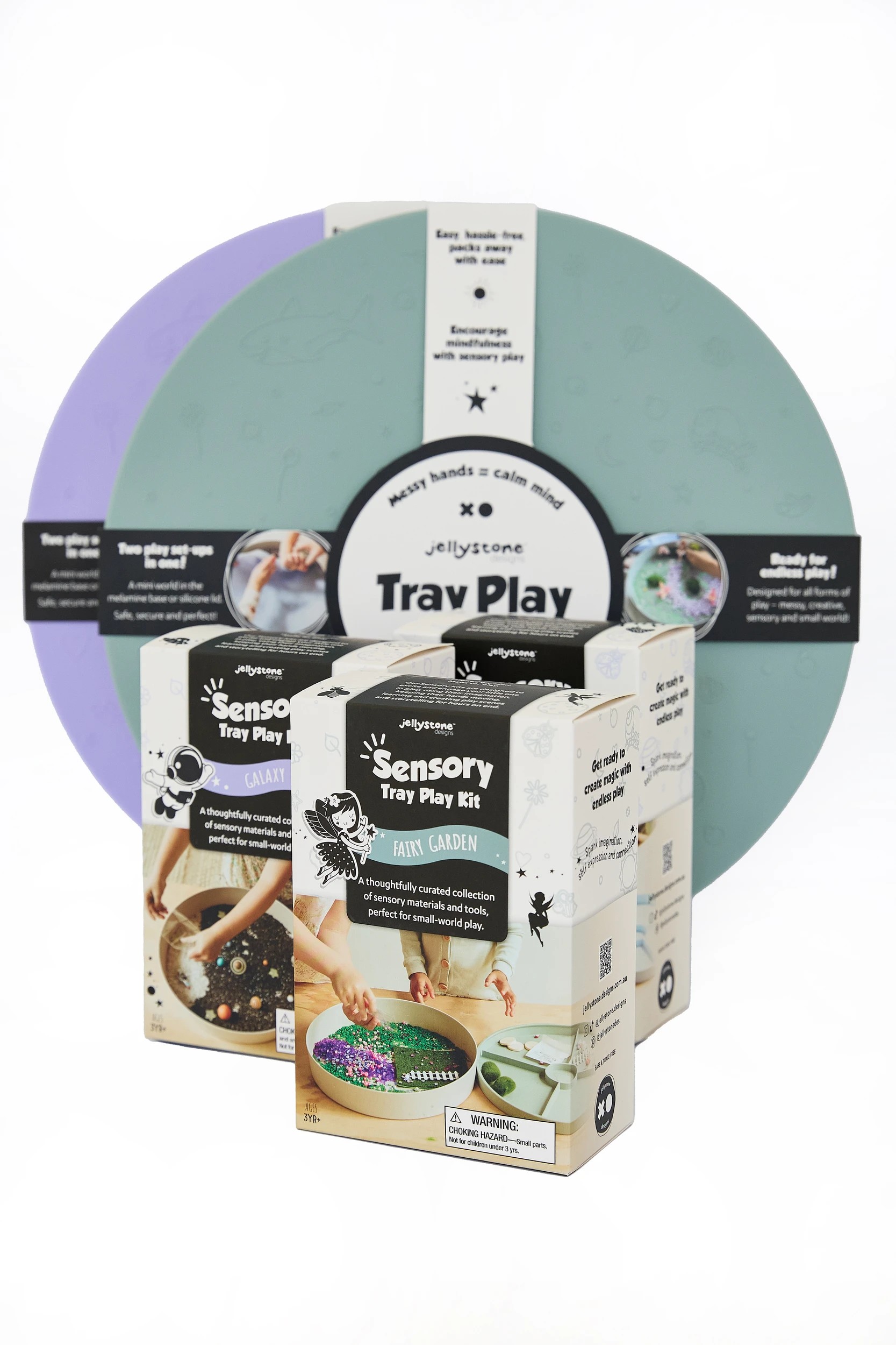 6 Jellystone Designs Kids Sensory Tray Play Kit Fairy Garden - Multi, 6 of 7