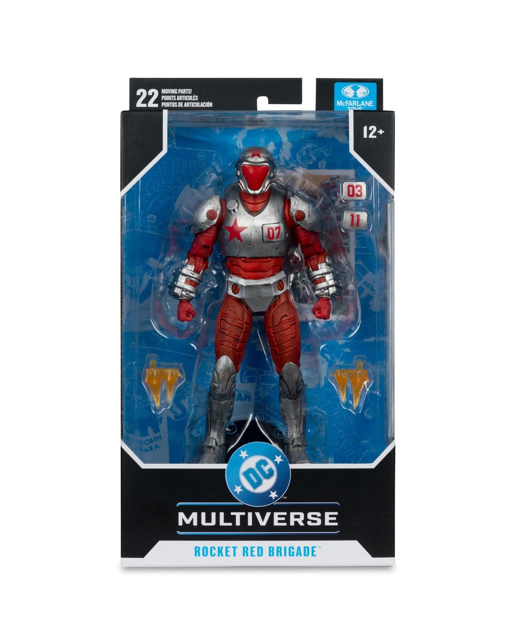 7 DC Multiverse Red Rocket Brigade Justice League Generation Lost 7 inch Action Figure, 7 of 9