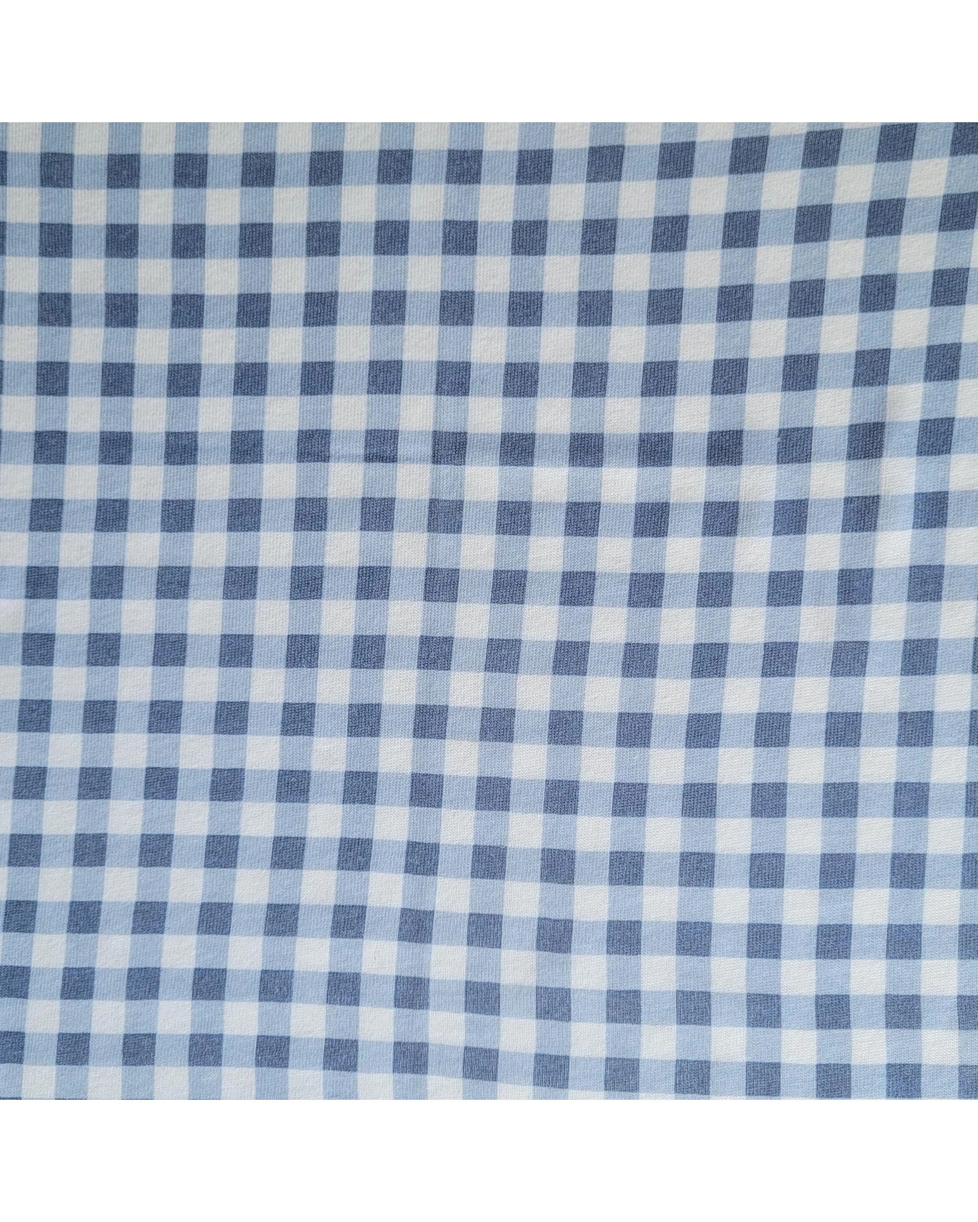 5 The Midnight Gang Queen Dusty Blue Gingham Waterproof Doona Cover
 - Queen Bed
 - blue, 5 of 5