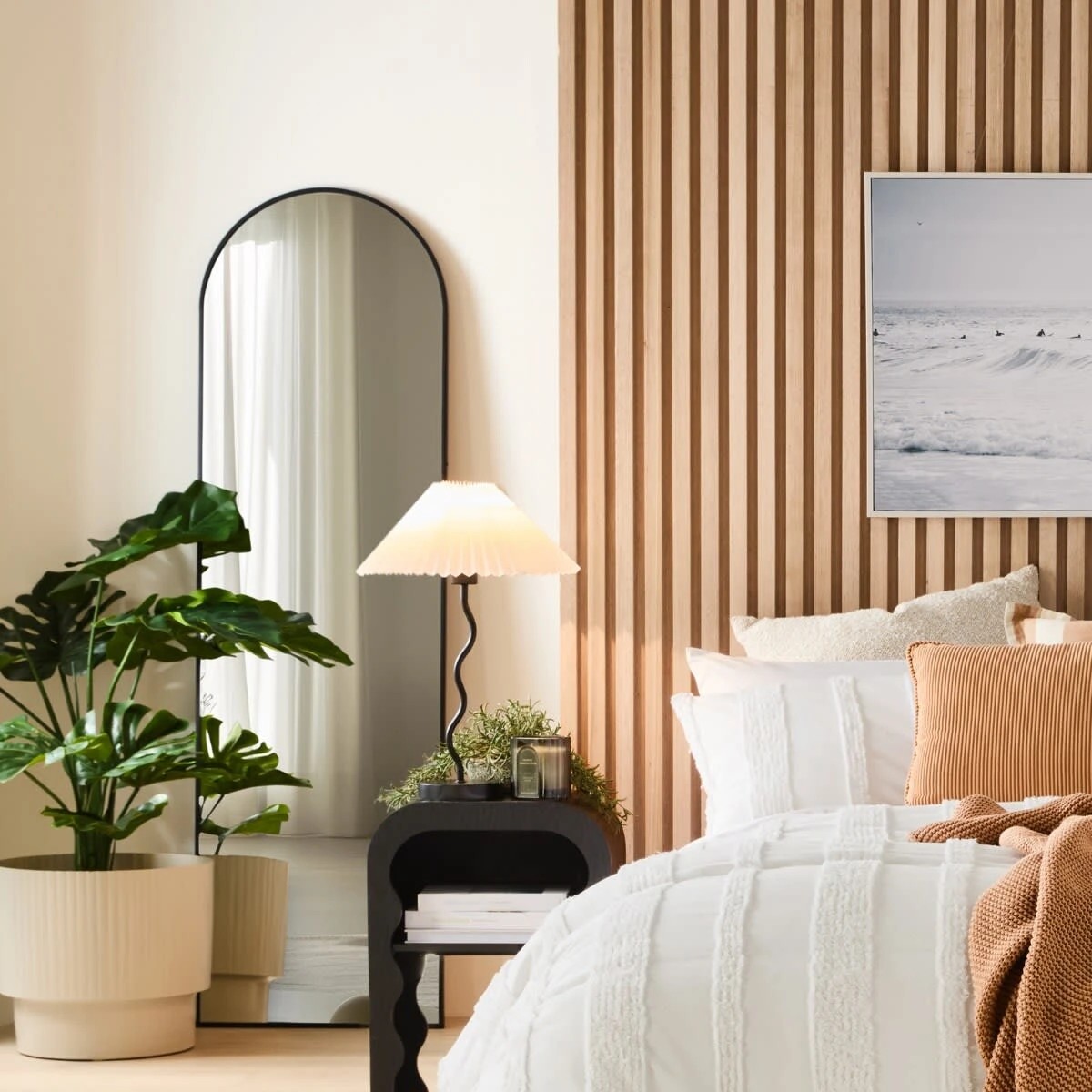 7 Arch Black Floor Mirror, 170cm x 50cm, 7 of 7