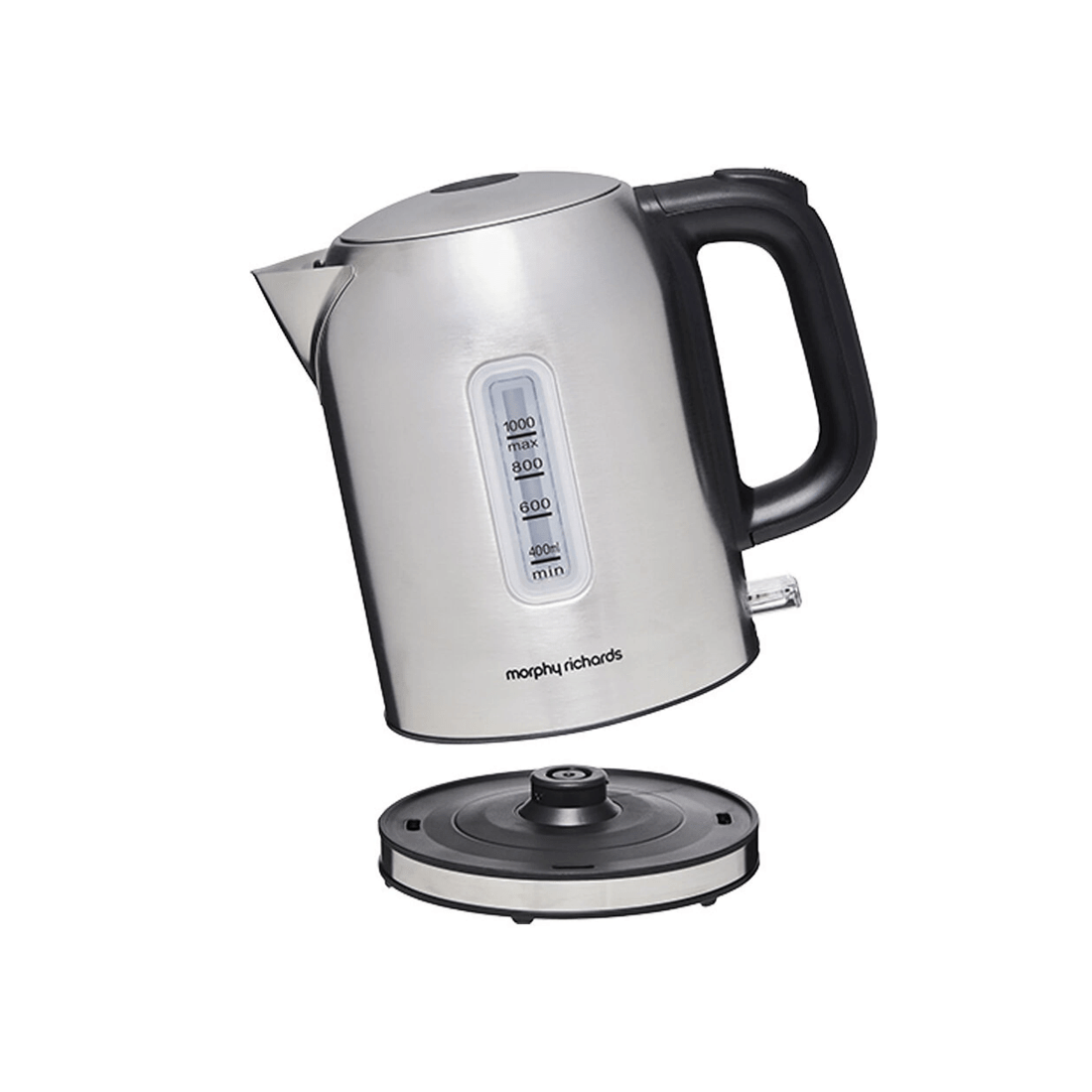 3 Morphy Richards 2200W Equip 1L Jug Kettle Silver MREK1SS, 3 of 5