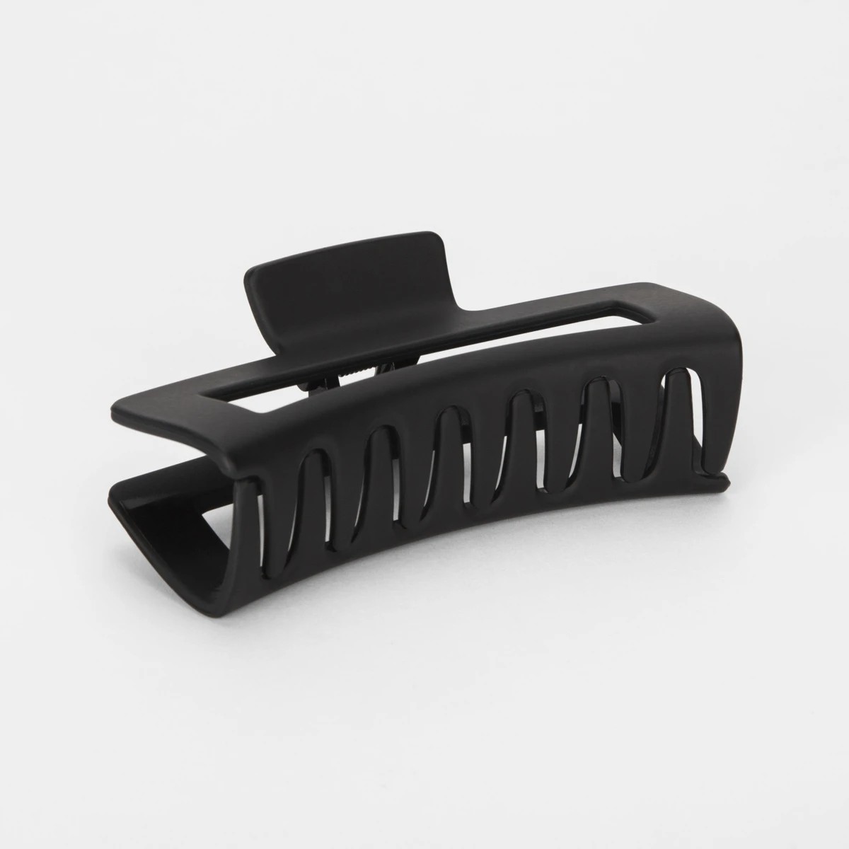 2 OXX Haircare Black Large Rectangular Claw Hair Clip, 2 of 4