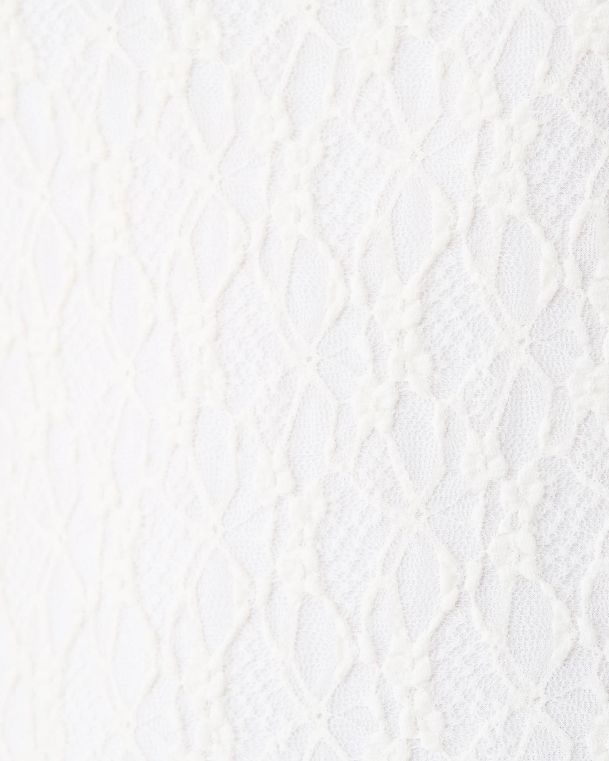 7 Sleeveless Lace Midi Dress Cld White, 7 of 7