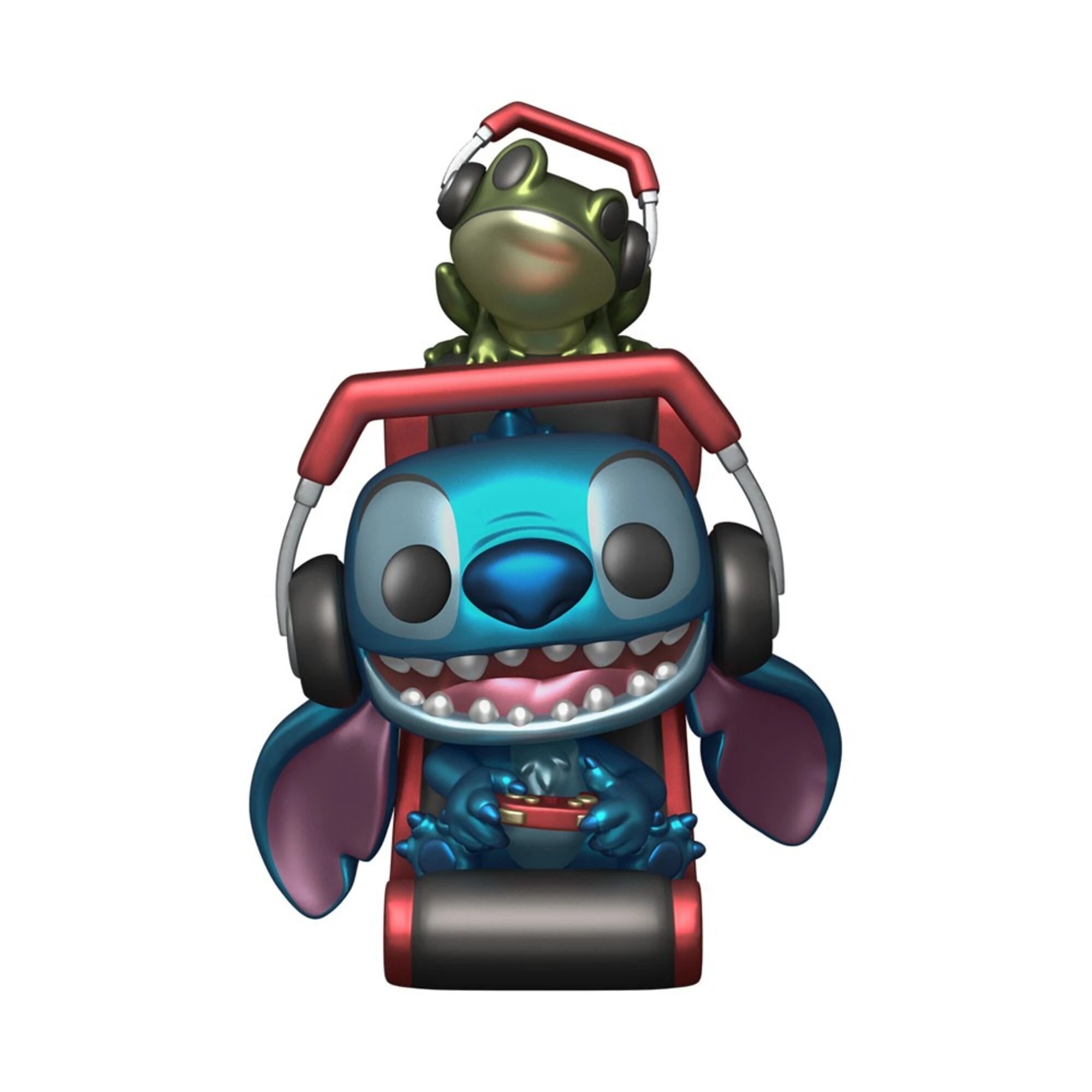 1 Disney - Lilo & Stitch - Gamer Stitch Metallic Pop! Vinyl Figure, 1 of 2