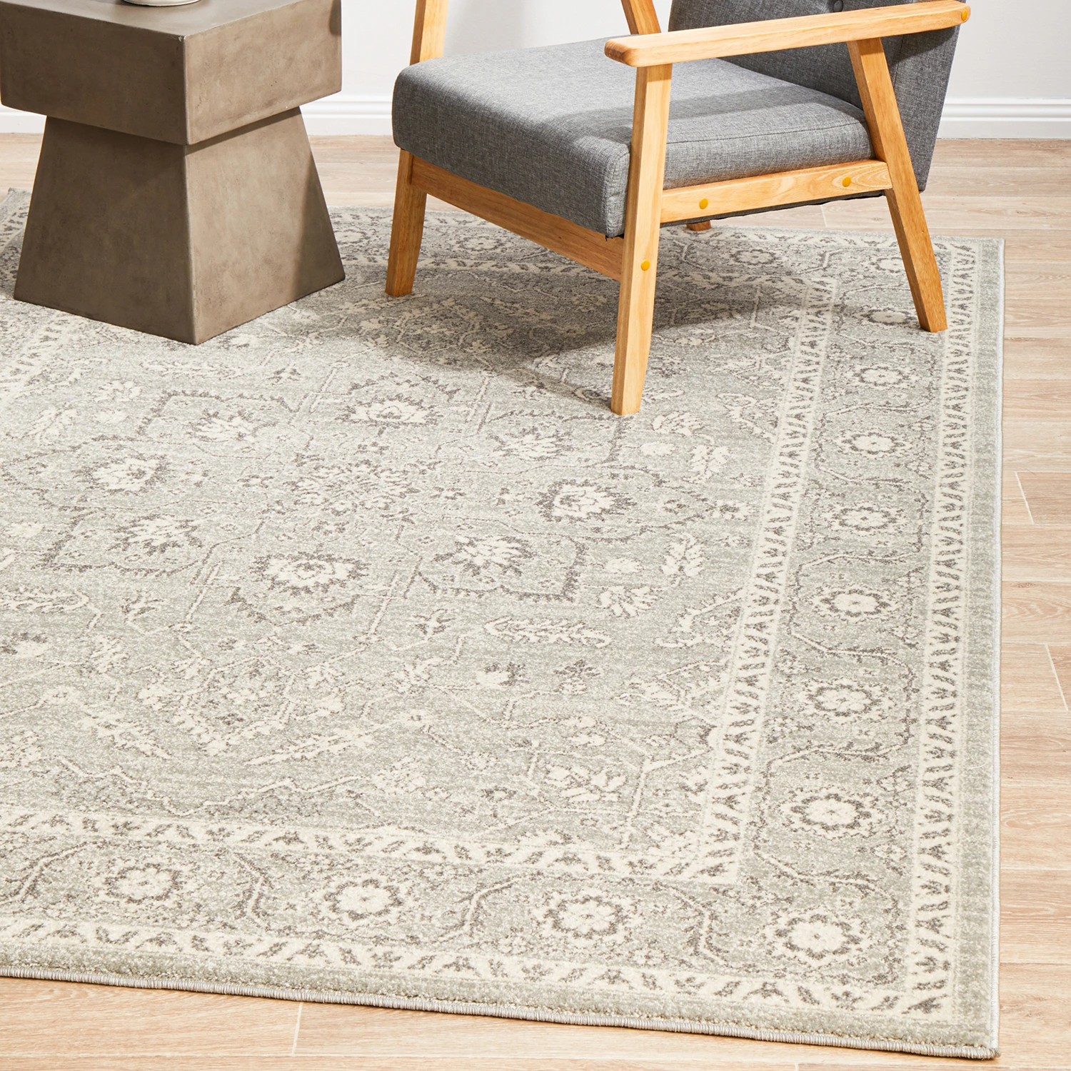 3 Common Ground Rugs Encore 261 330x240cm - Extra Large Power Loomed Pet Friendly Floor Rug - Silver, 3 of 9
