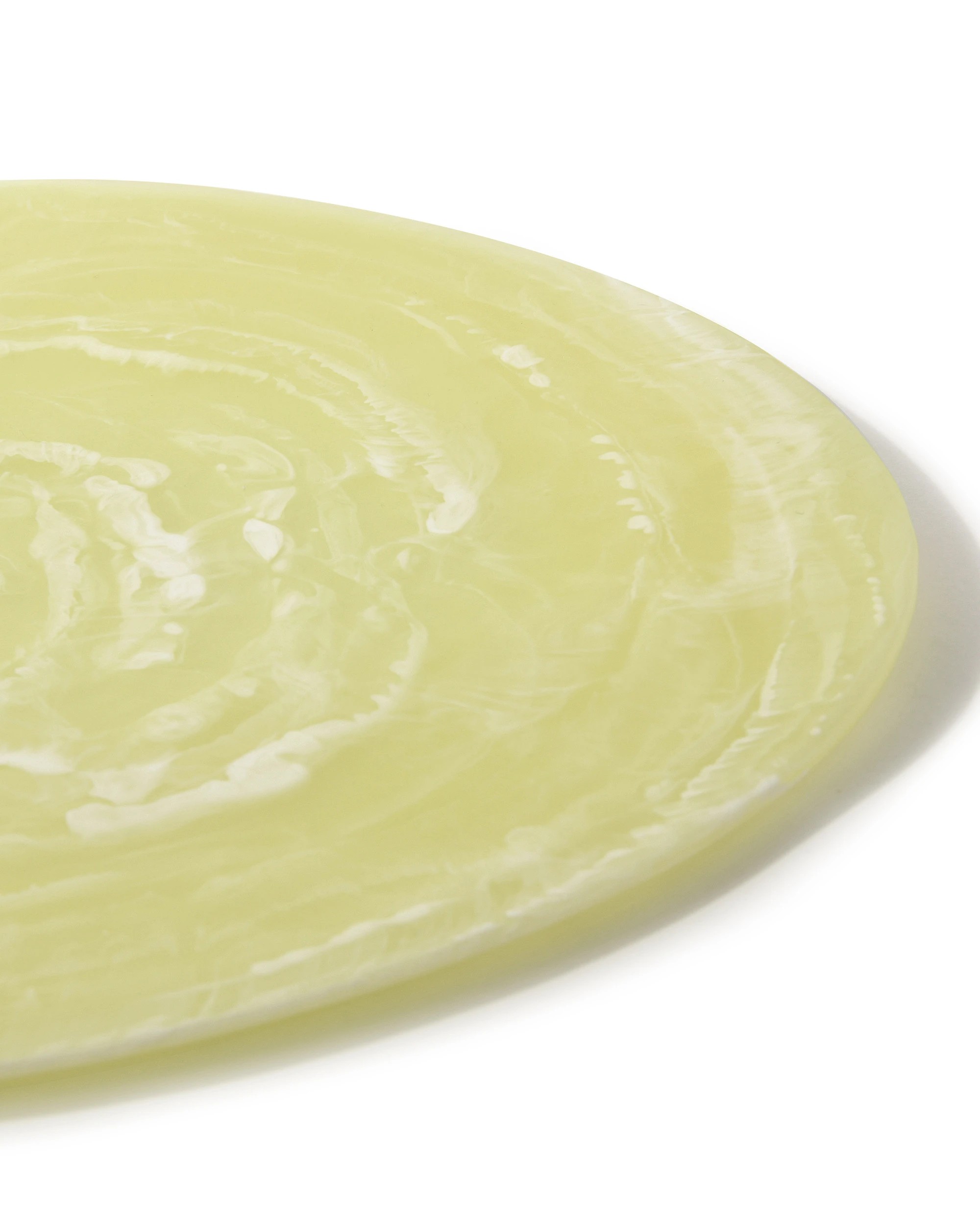 6 Cadence & Co. Chianti Resin Round Serving Platter 38x36cm - Lemon, 6 of 6