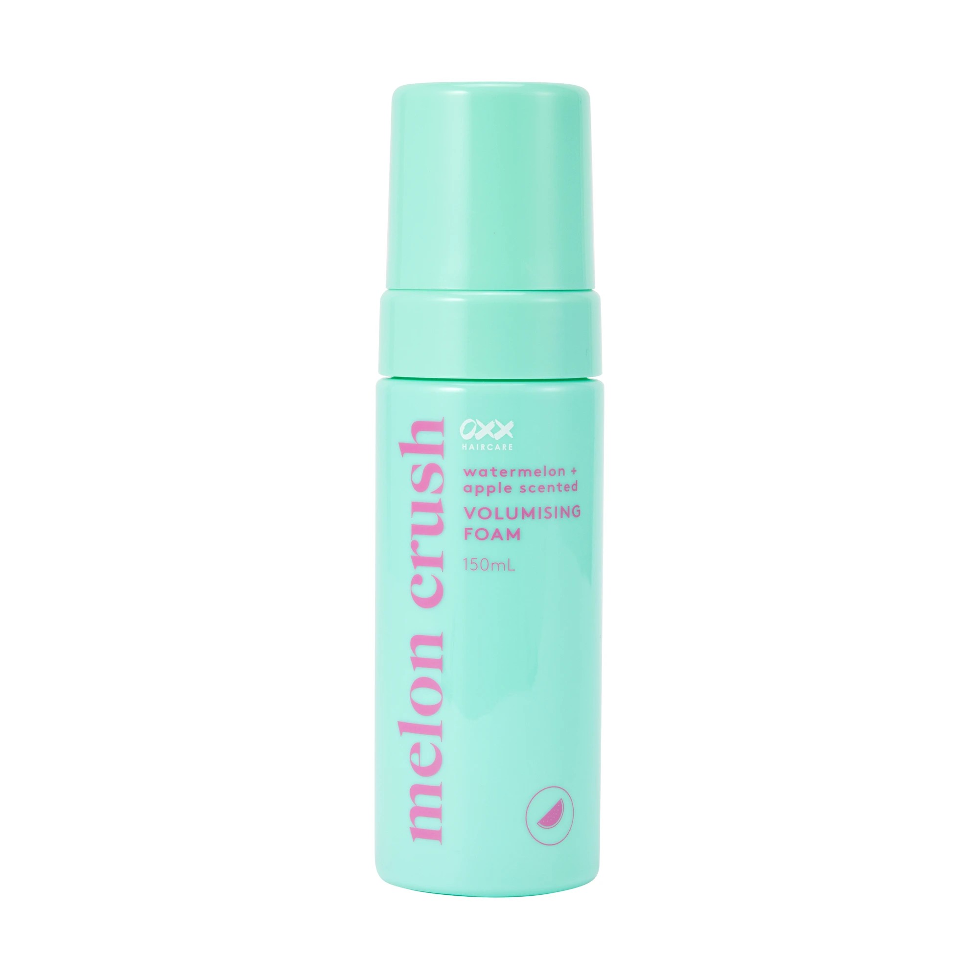 1 OXX Haircare Melon Crush Volumising Foam 150ml - Watermelon and Apple Scented, 1 of 4