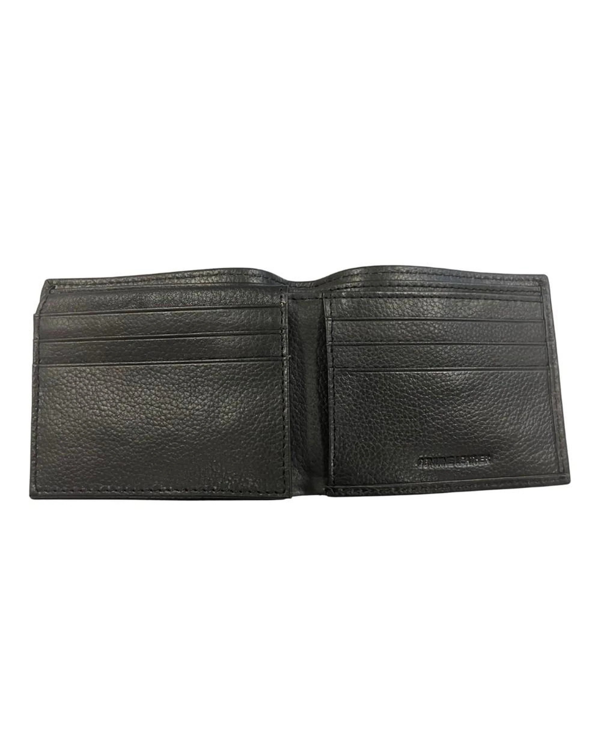 2 John Deere Black Pebble Grain Leather BiFold Wallet - Black, 2 of 5