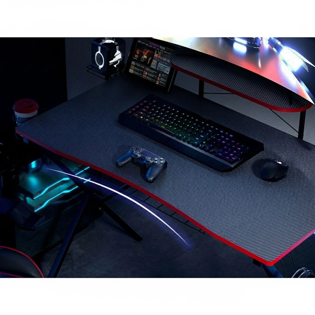 5 Artiss Gaming Desk Computer Desks 105CM - Black, 5 of 5