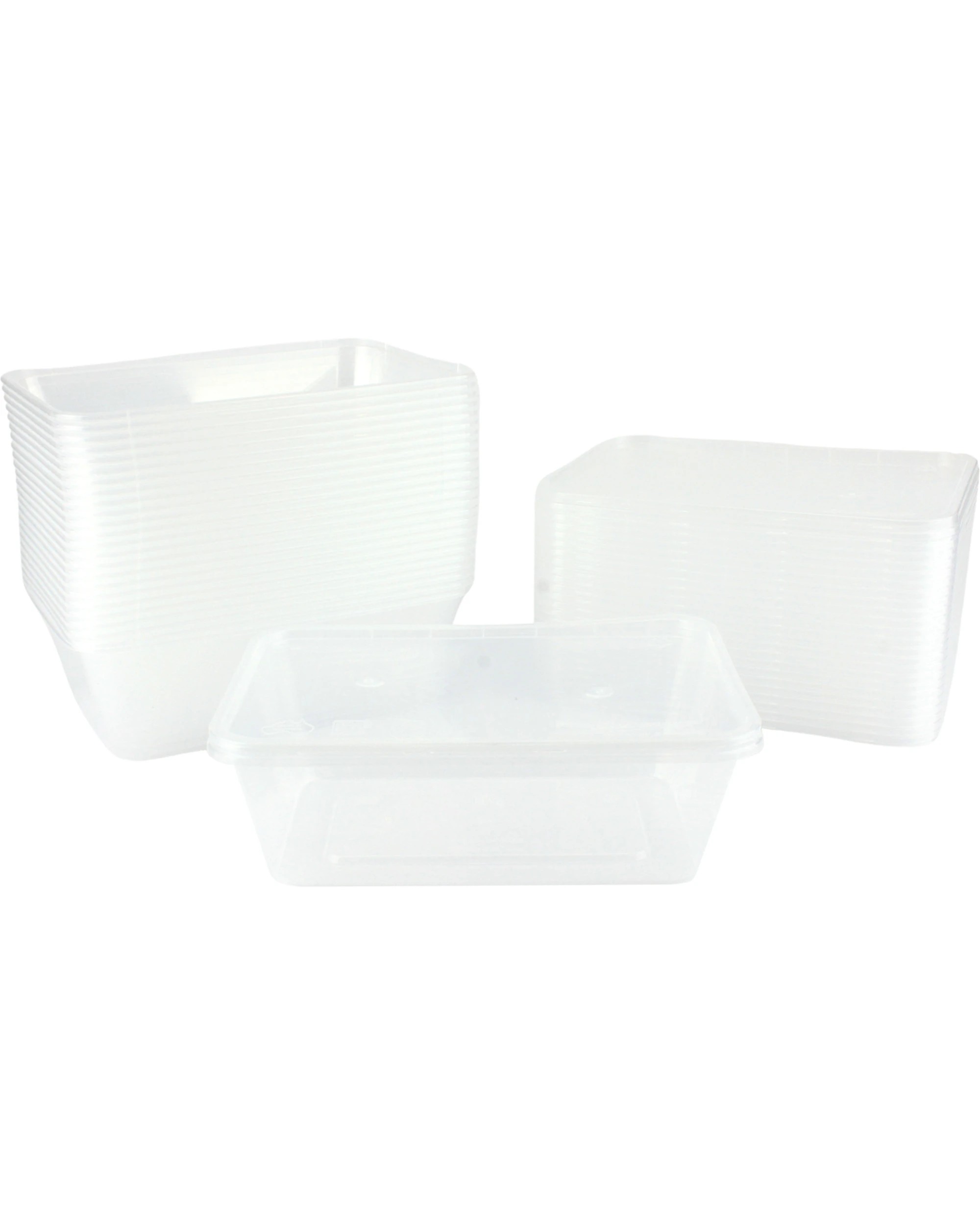 1 Spice Kitchen Bulk Takeaway Containers With Lids 750ml Pack of 25, 1 of 4