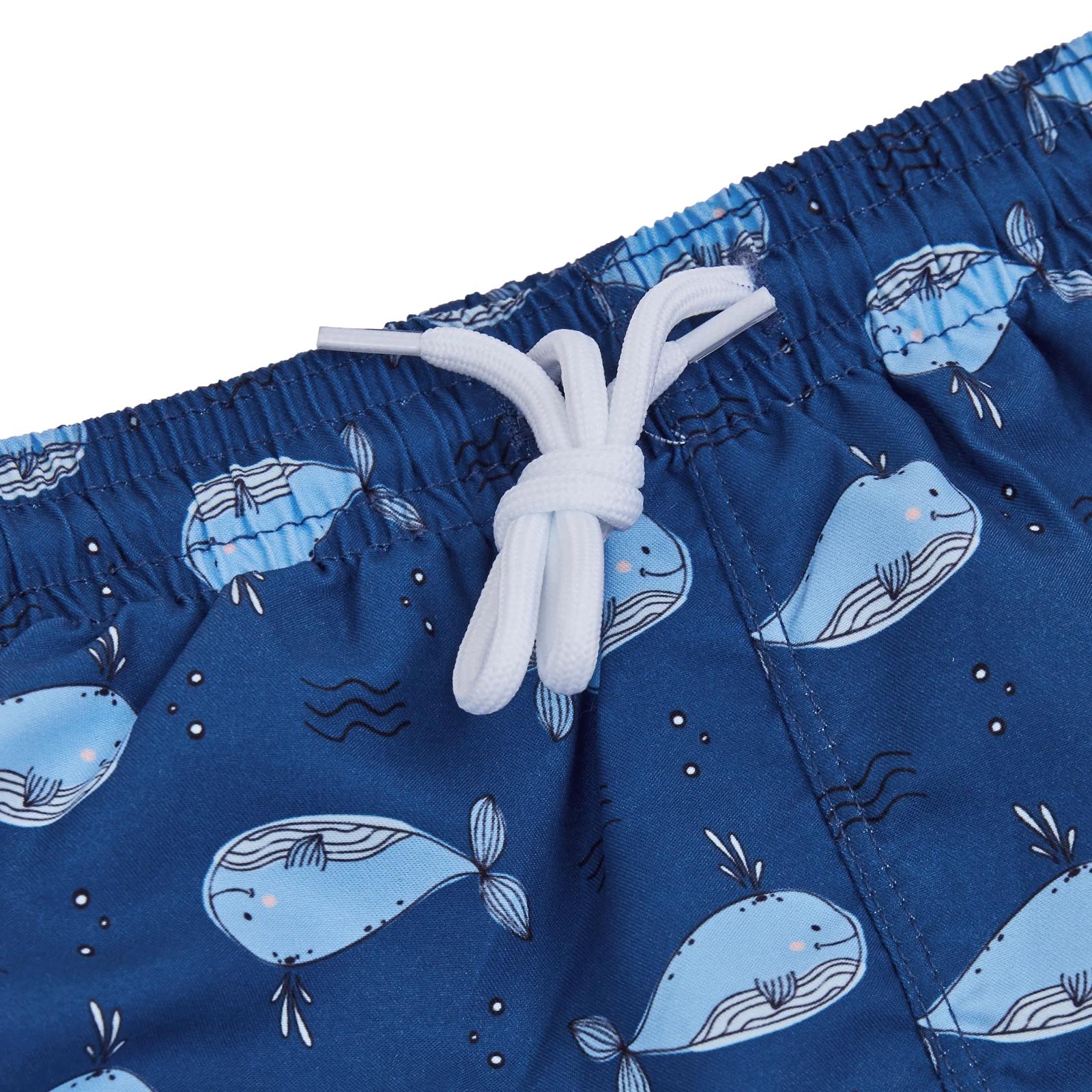 3 Big softies Swim shorts BLUE WHALE, 3 of 5
