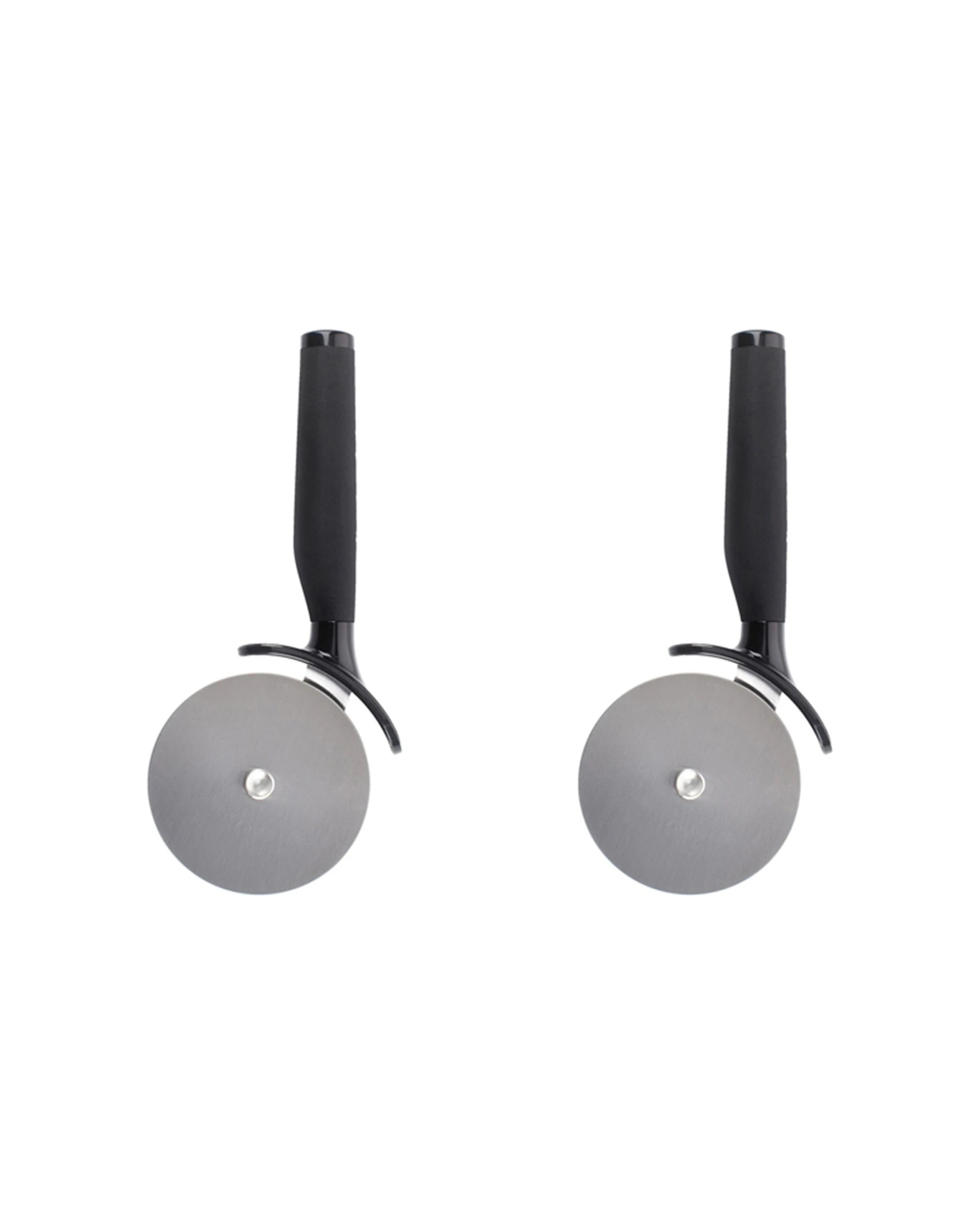 1 KitchenAid Stainless Steel Soft Touch Pizza Wheel 2PK Durable - Black, 1 of 5