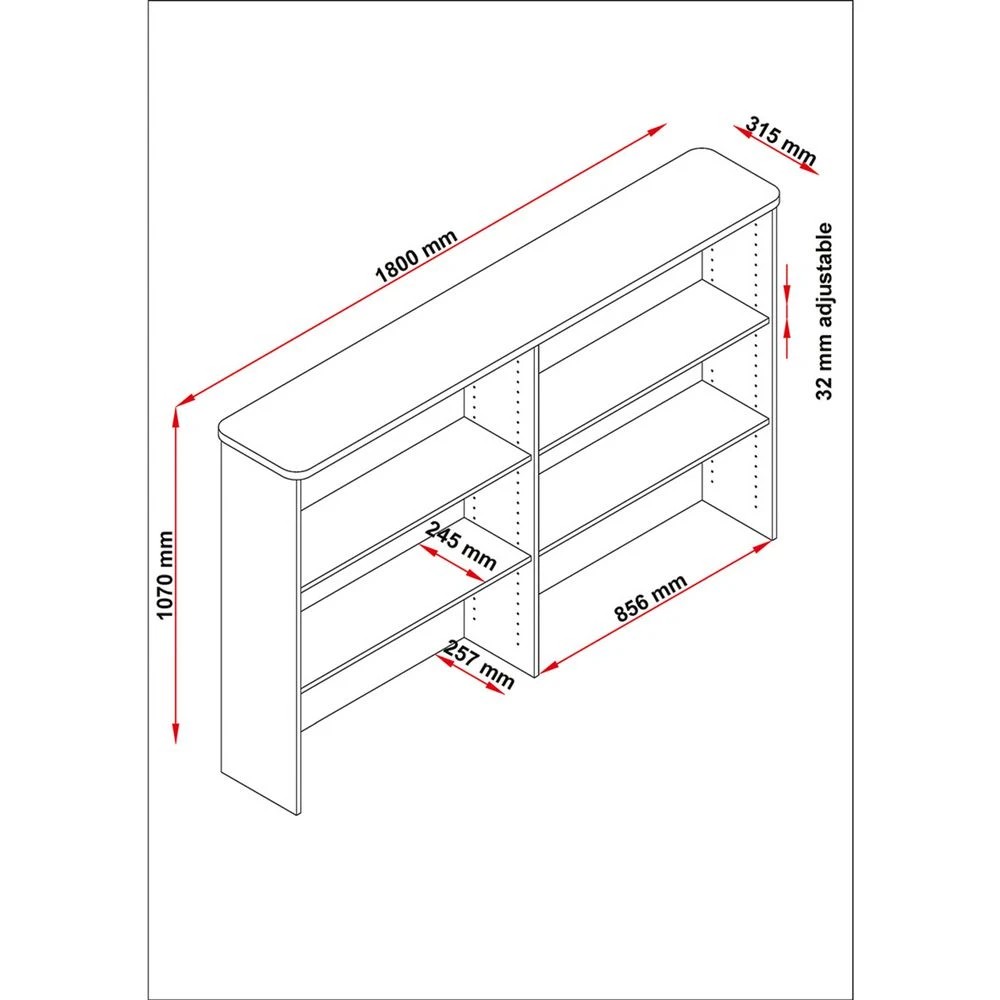 2 Toro 1800mm Sliding Door Credenza with Hutch Desks, Tables and Workstations, 2 of 3
