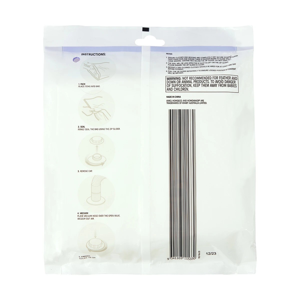 6 Storage Bags - Extra Large, Set of 2, 6 of 6