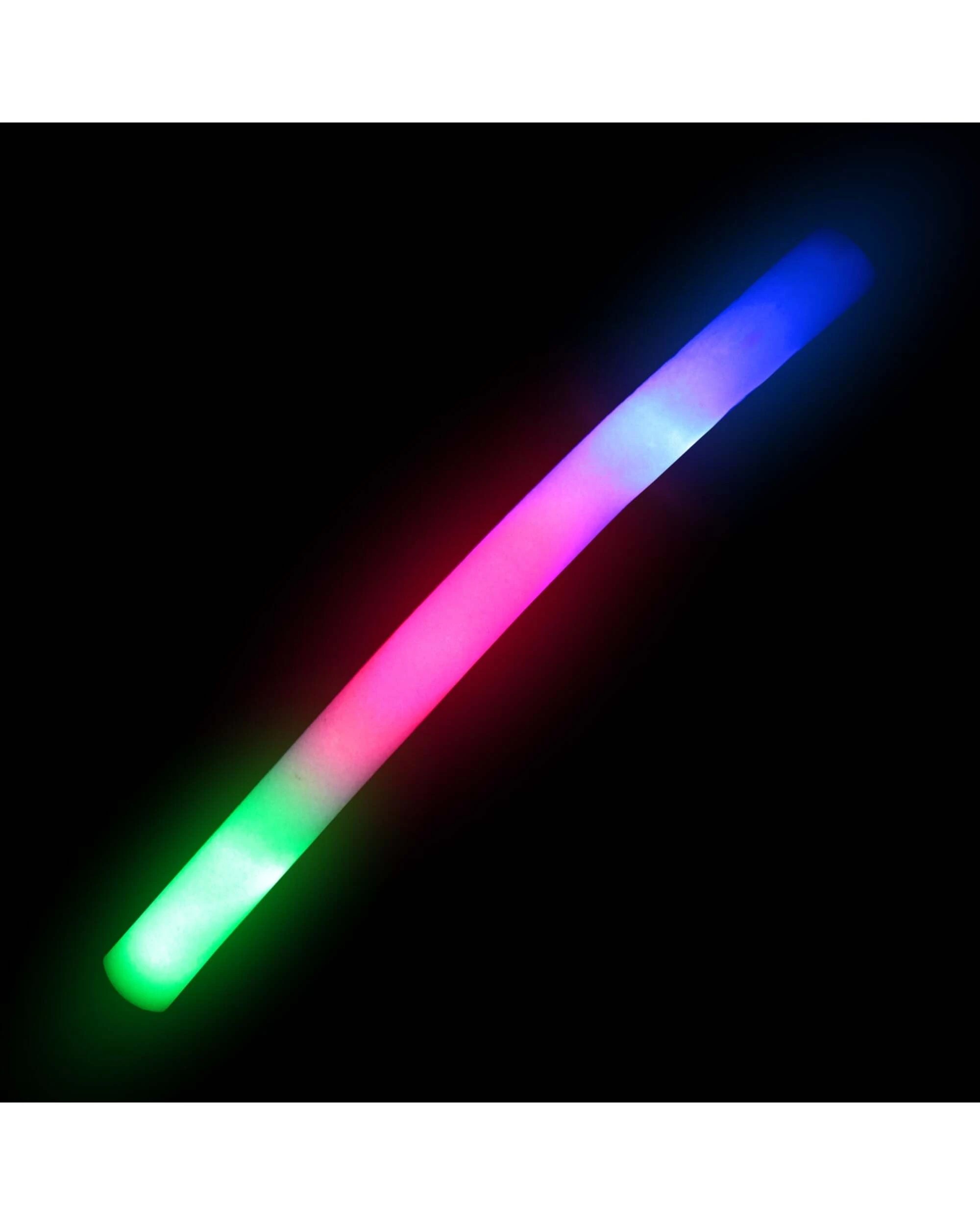 1 Durmaz LED Light Up Foam Party Glow Stick 47cm - Multi, 1 of 4