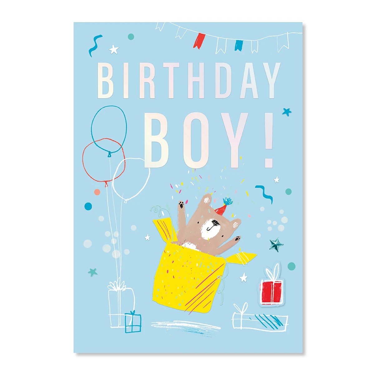 3 Hallmark Birthday Card - Bear Present, 3 of 3