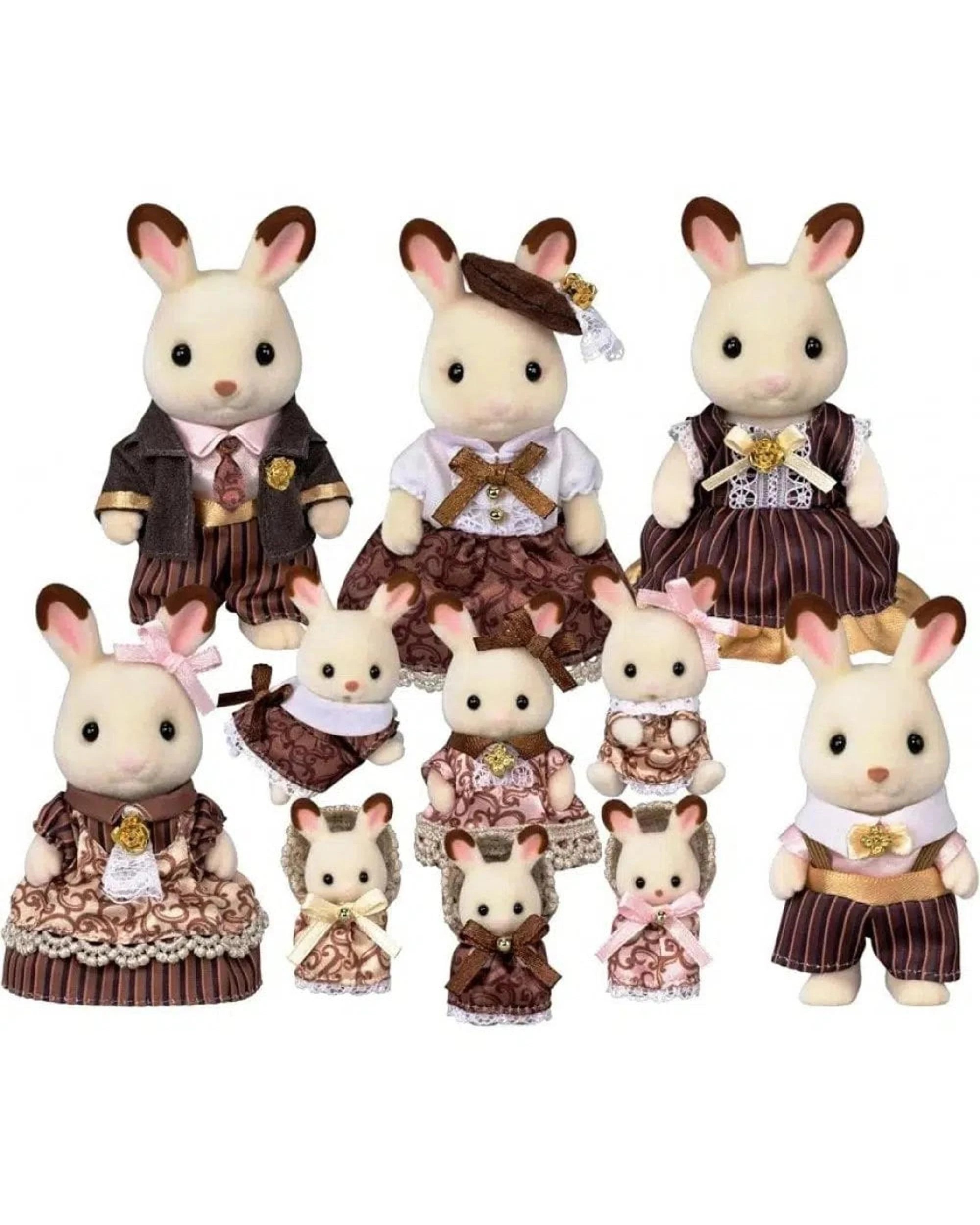 2 Sylvanian Families Chocolate Rabbit Family Anniversary Set - 5848, 2 of 3
