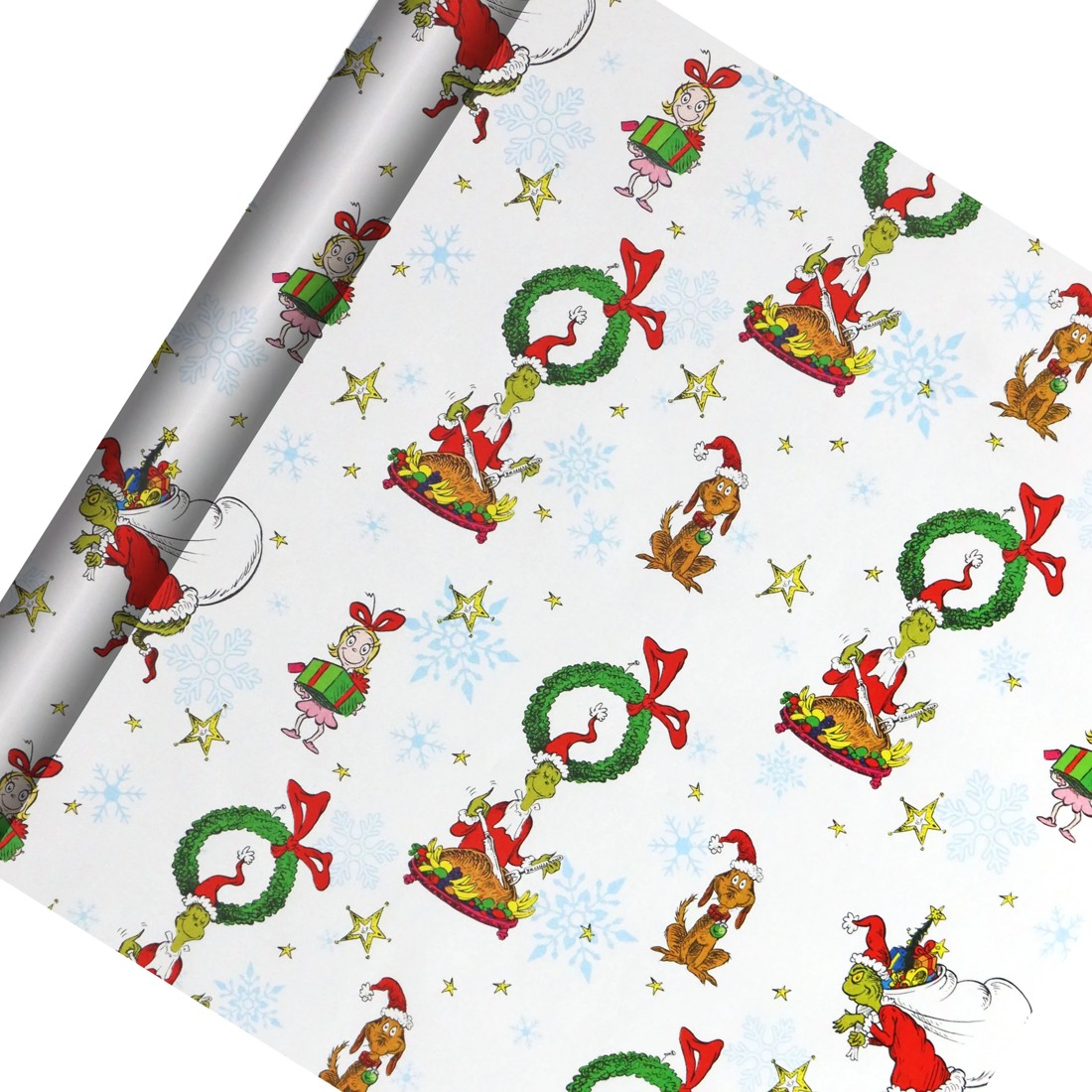 Hallmark Dr Seuss Christmas Wrapping Paper Roll - The Grinch