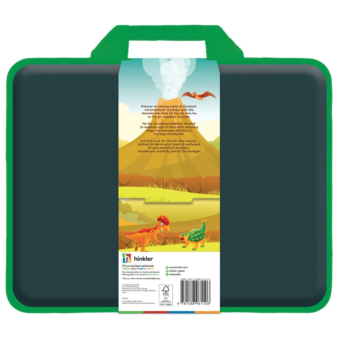 6 Kaleidoscope Colouring: Roarsome Dinosaurs Colour & Activity Set with Lap-Desk - Book, 6 of 6