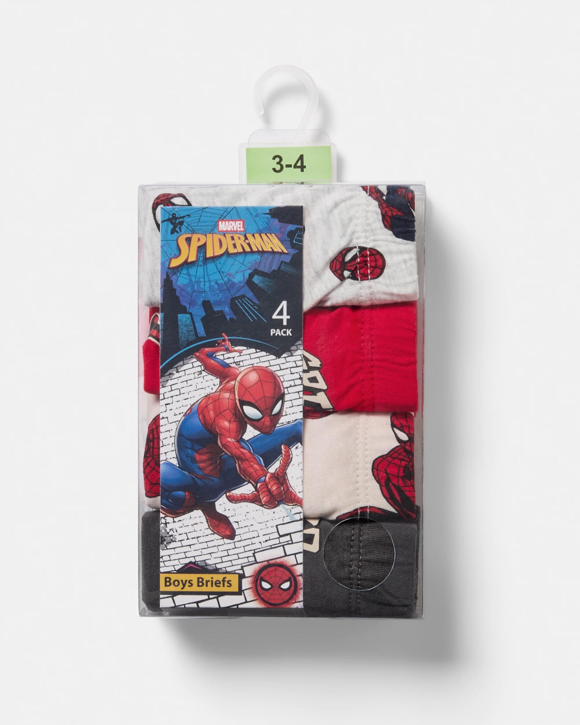 8 4 Pack Spider-Man License Briefs SPIDERMAN, 8 of 8