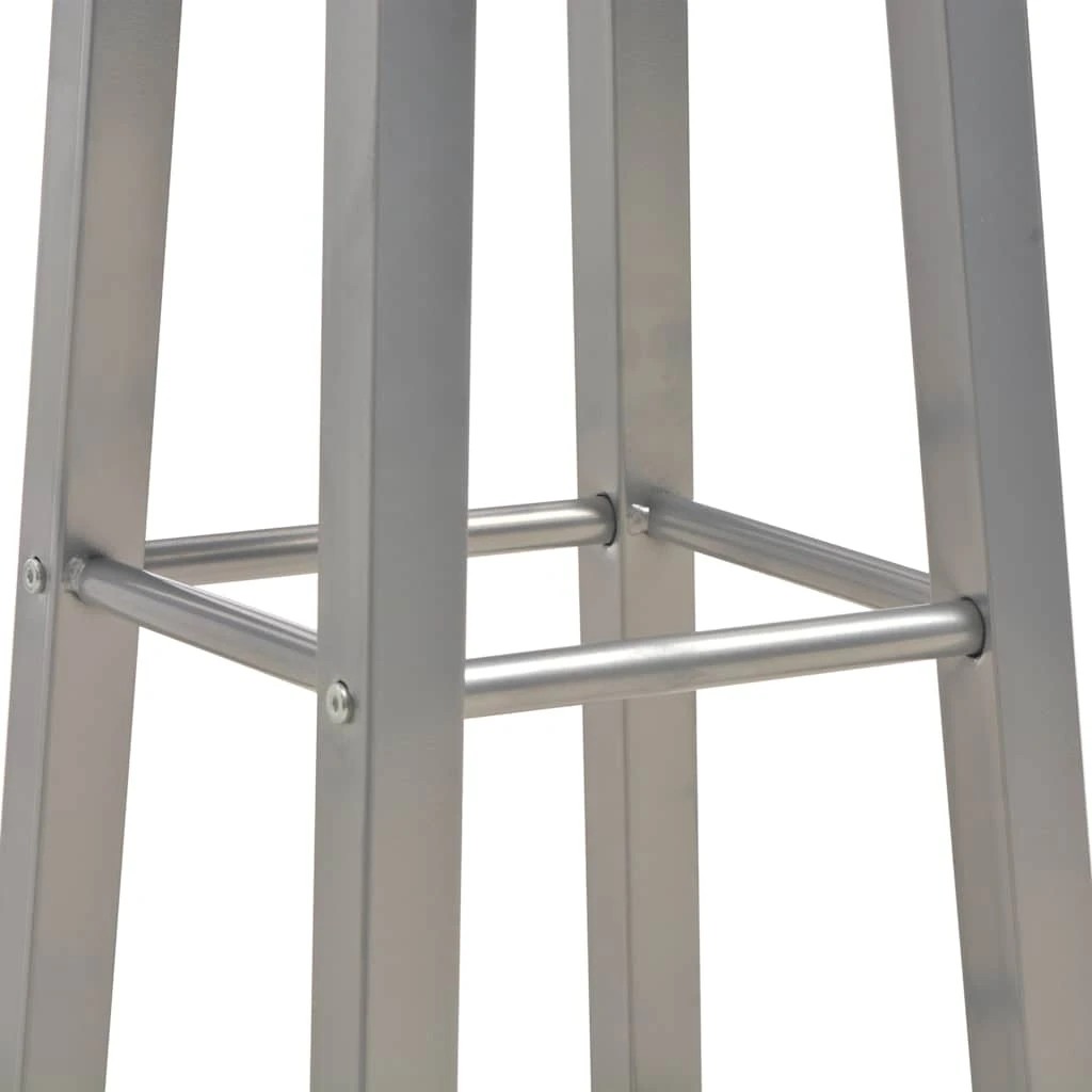 5 vidaXL Bar stool Footrest - Grey - Grey, 5 of 6