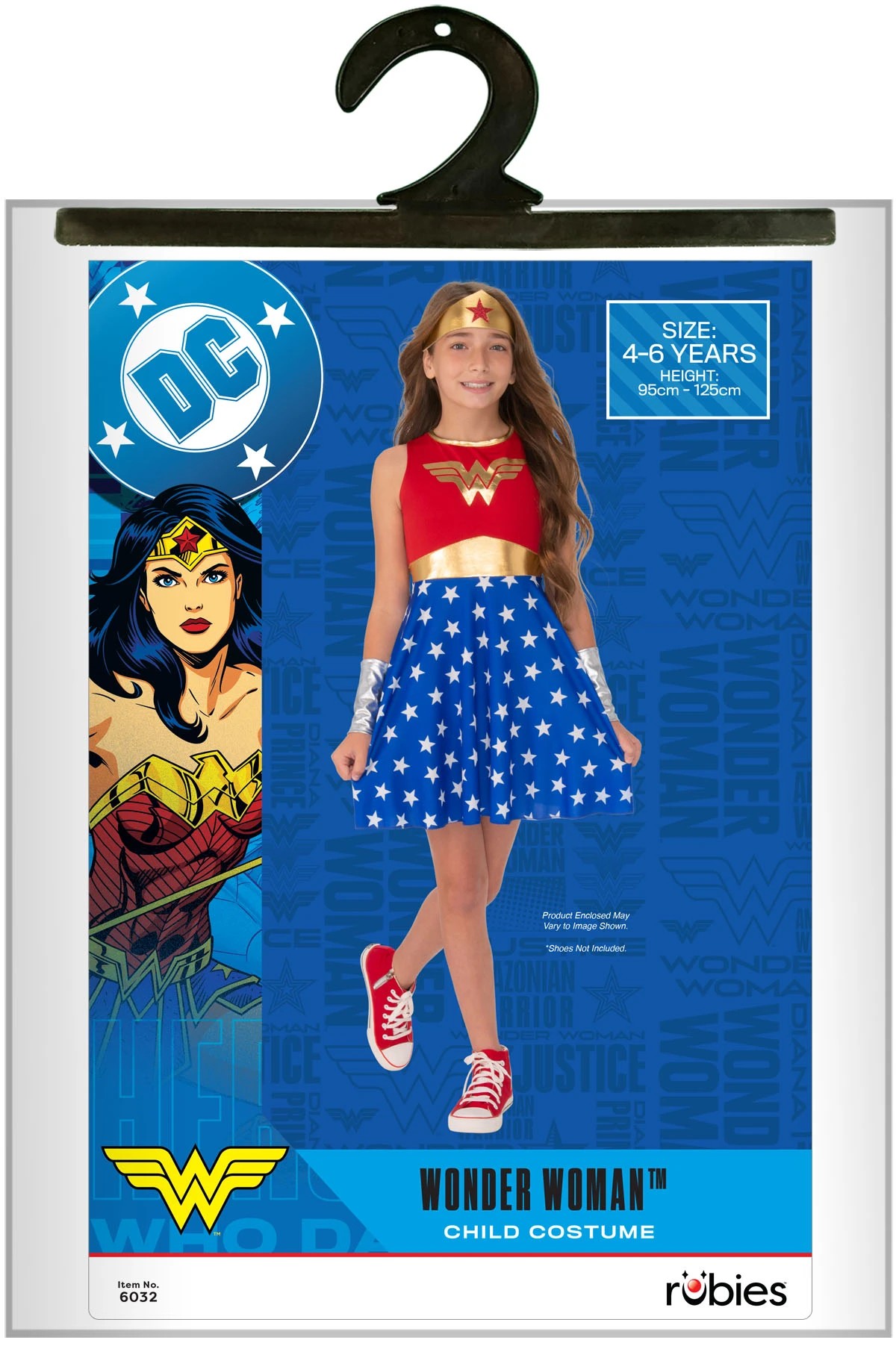 5 DC Comics Wonder Woman Child Costume - Ages 4-6, 5 of 5